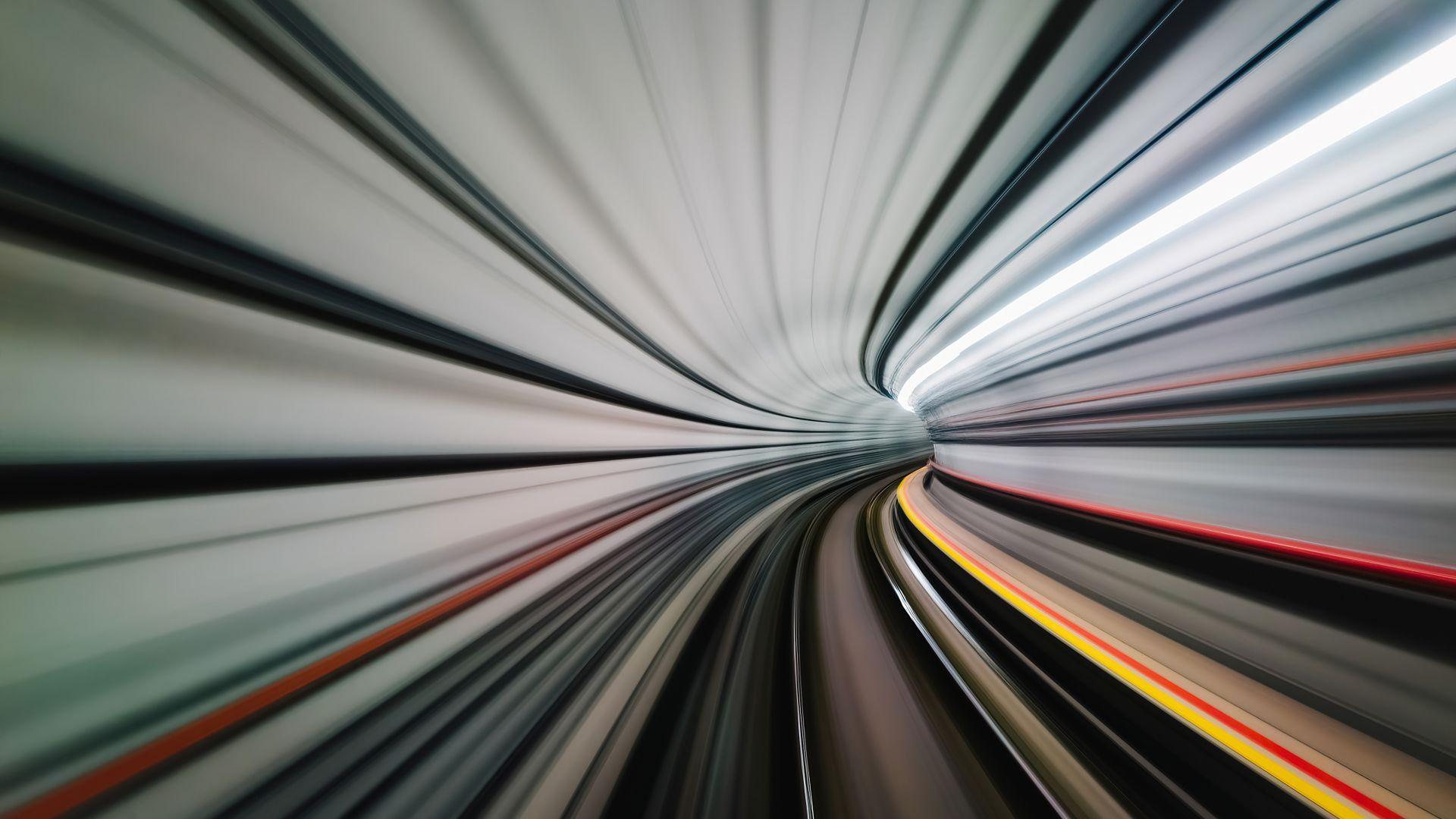 1920x1080 Desktop wallpaper tunnel, abstract, motion blur, HD image, picture, background, 0fd6b0