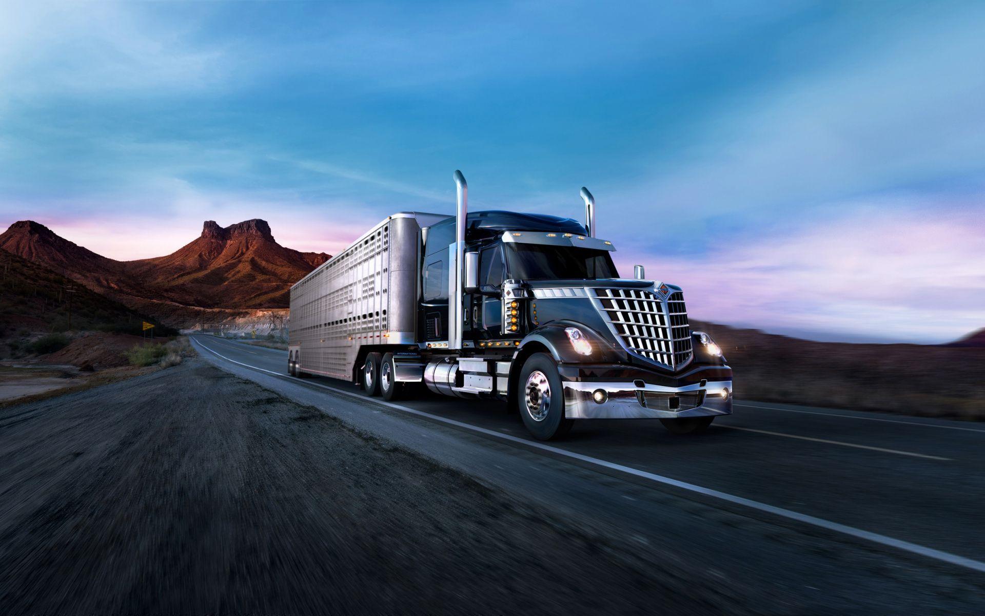 1920x1200 Download Motion Blur, On Road, Black Truck Wallpaper, 1920x Widescreen 16: Widescreen