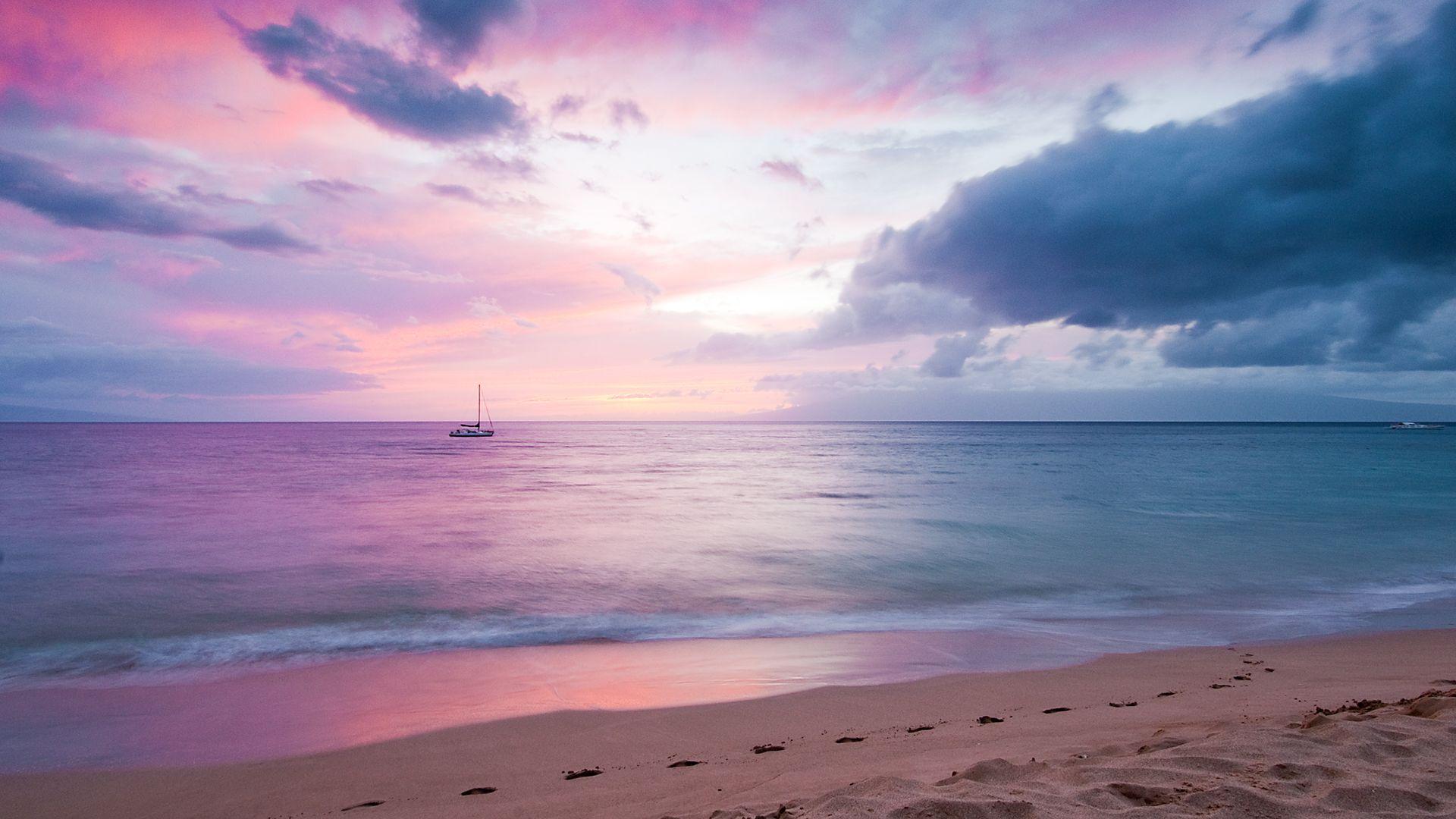 Pink Beach Wallpapers - Top Free Pink Beach Backgrounds - WallpaperAccess