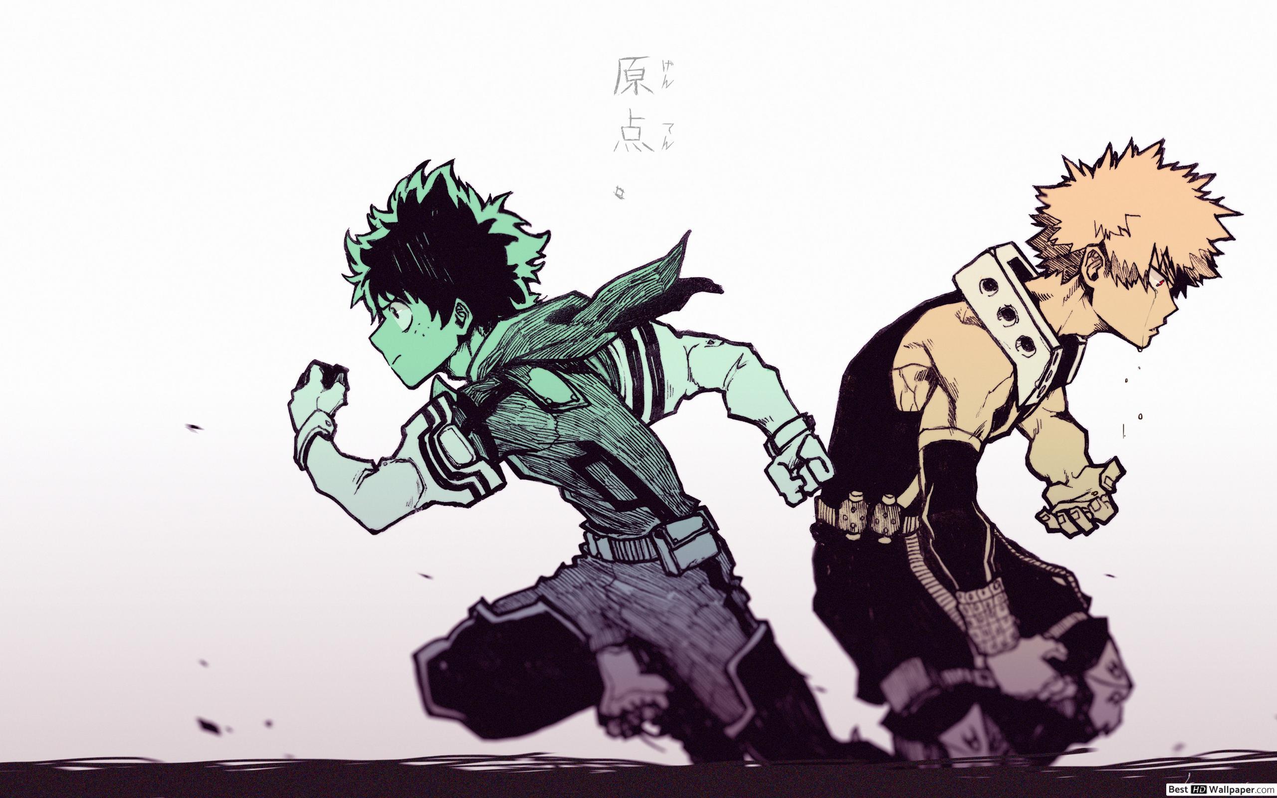2560x1600 My Hero Academia Midoriya & Katsuki Bakugo Plus Ultra HD wallpaper download