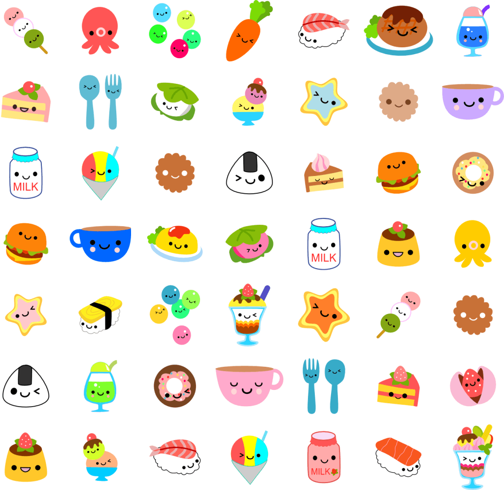1023x994 Kawaii Food Wallpaper