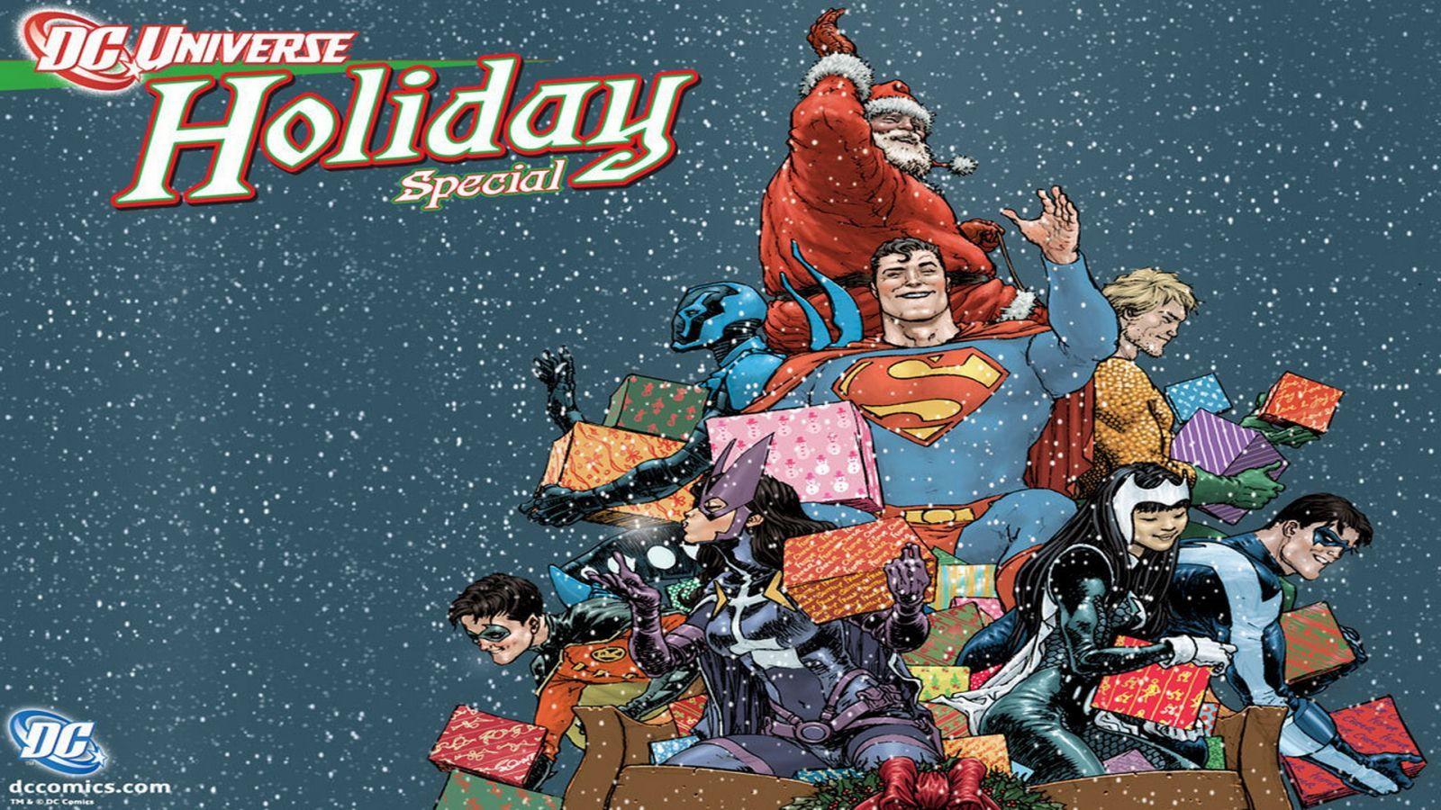 DC Comics Christmas Wallpapers Top Free DC Comics Christmas