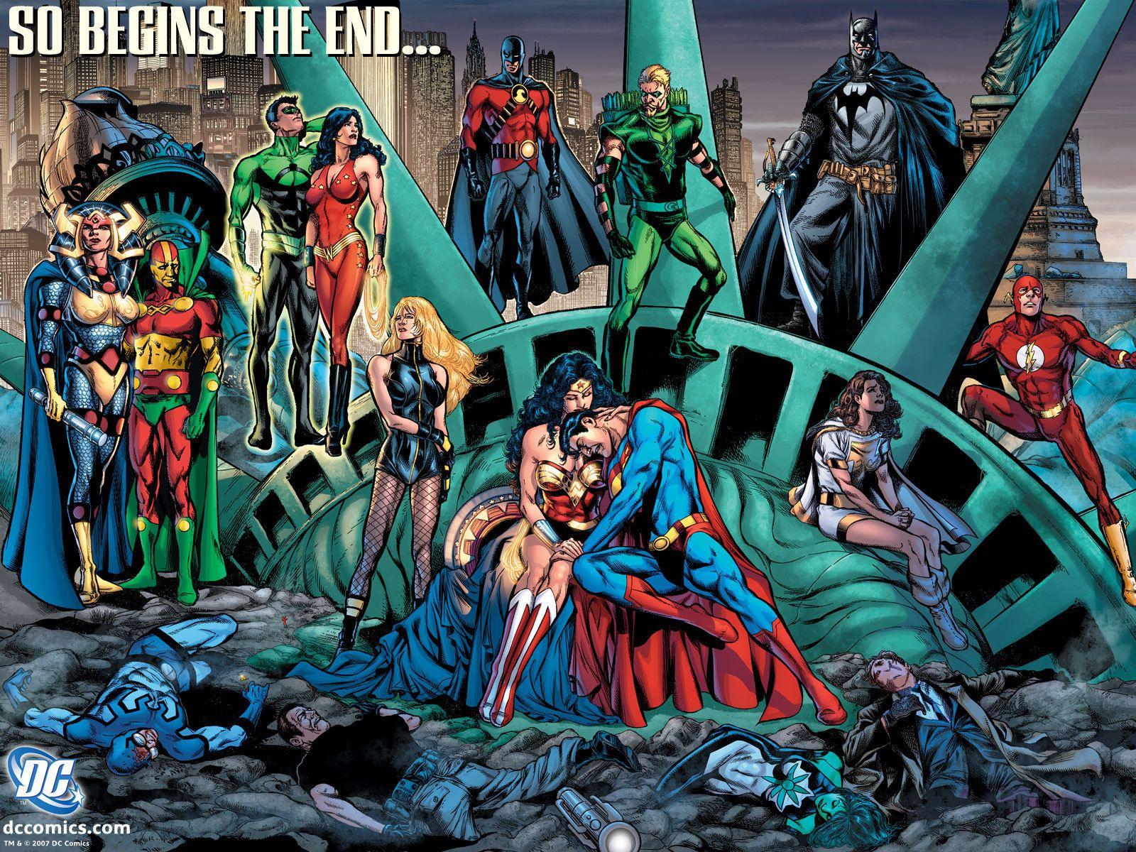 1600x1200 DC Comics Christmas Wallpaper