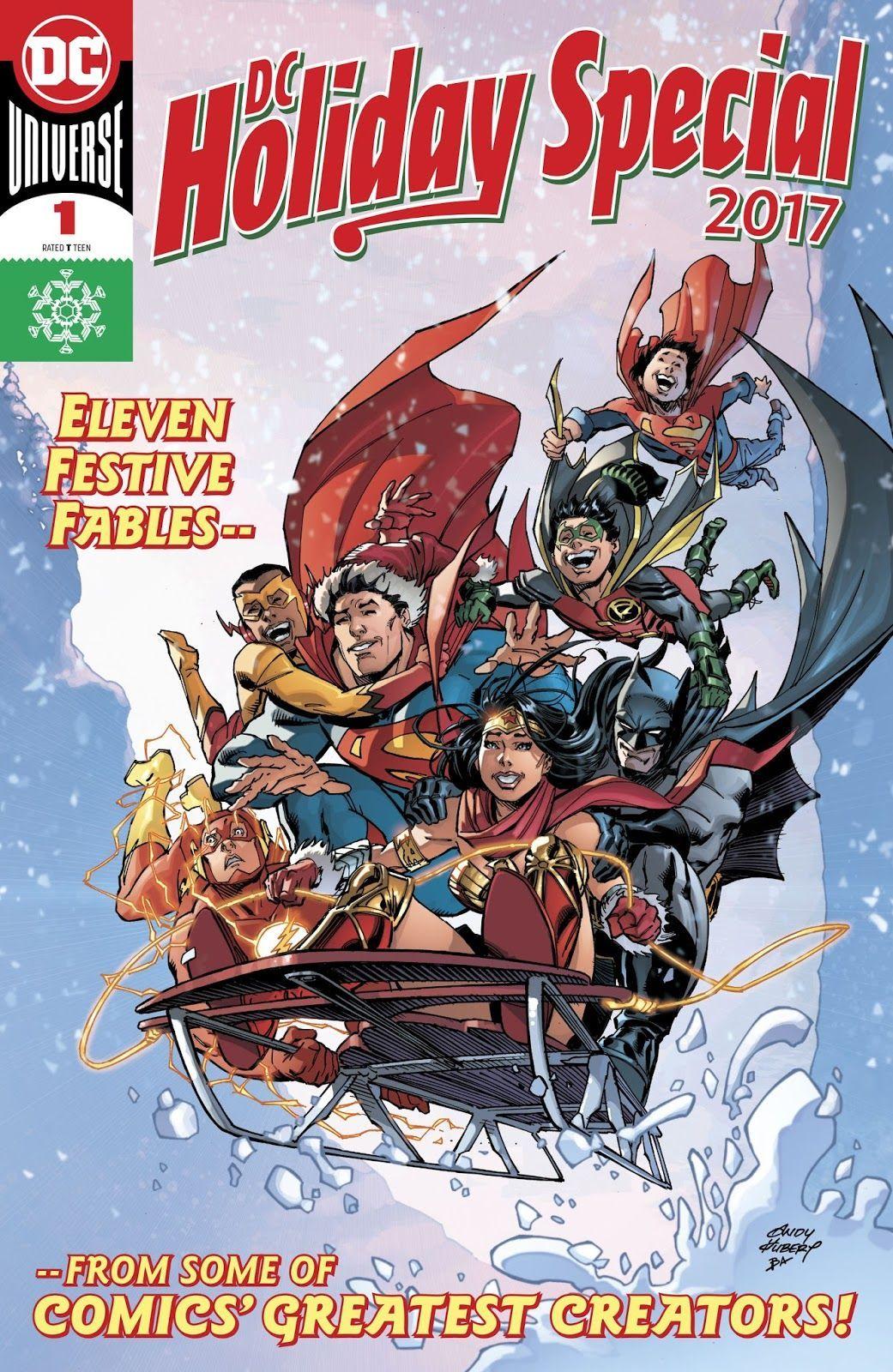 1041x1600 DC Holiday Special 2017 Review: A Sweet Story with a Few Dark Spots. Dc comics wallpaper, Dc comics art, Comic books art