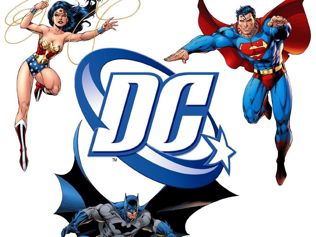 1024x768 DC Comics Christmas Wallpaper