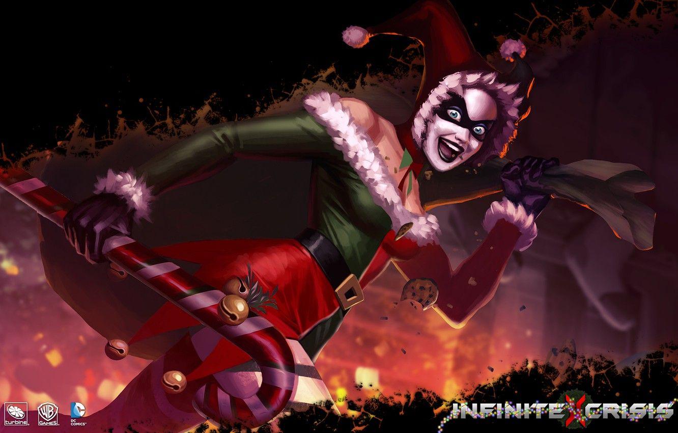 1332x850 Wallpaper Harley Quinn Christmas