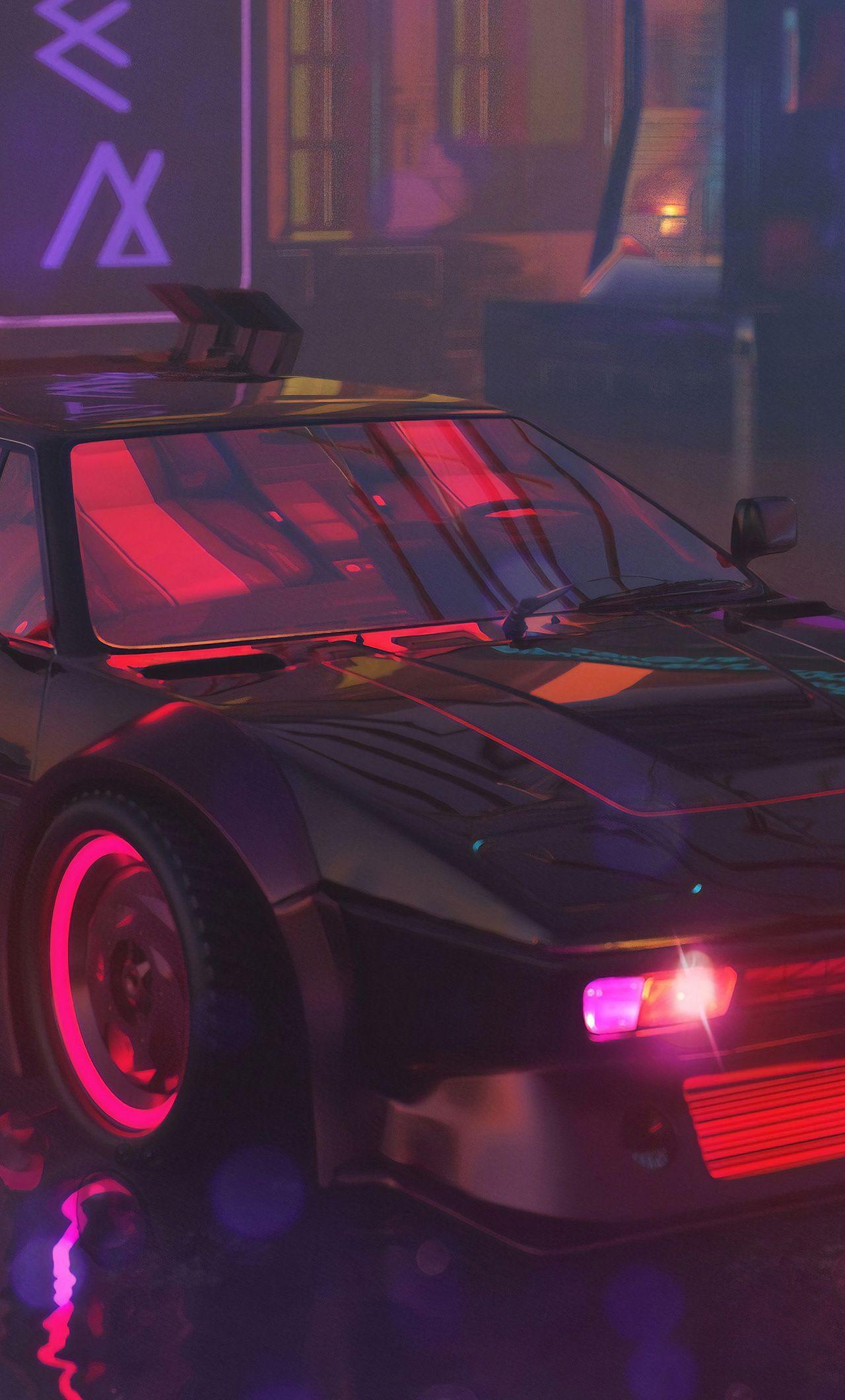1280x2120 Bmw M1 Retrowave Illustration 4k iPhone HD 4k Wallpaper, Image, Background, Photo and Picture