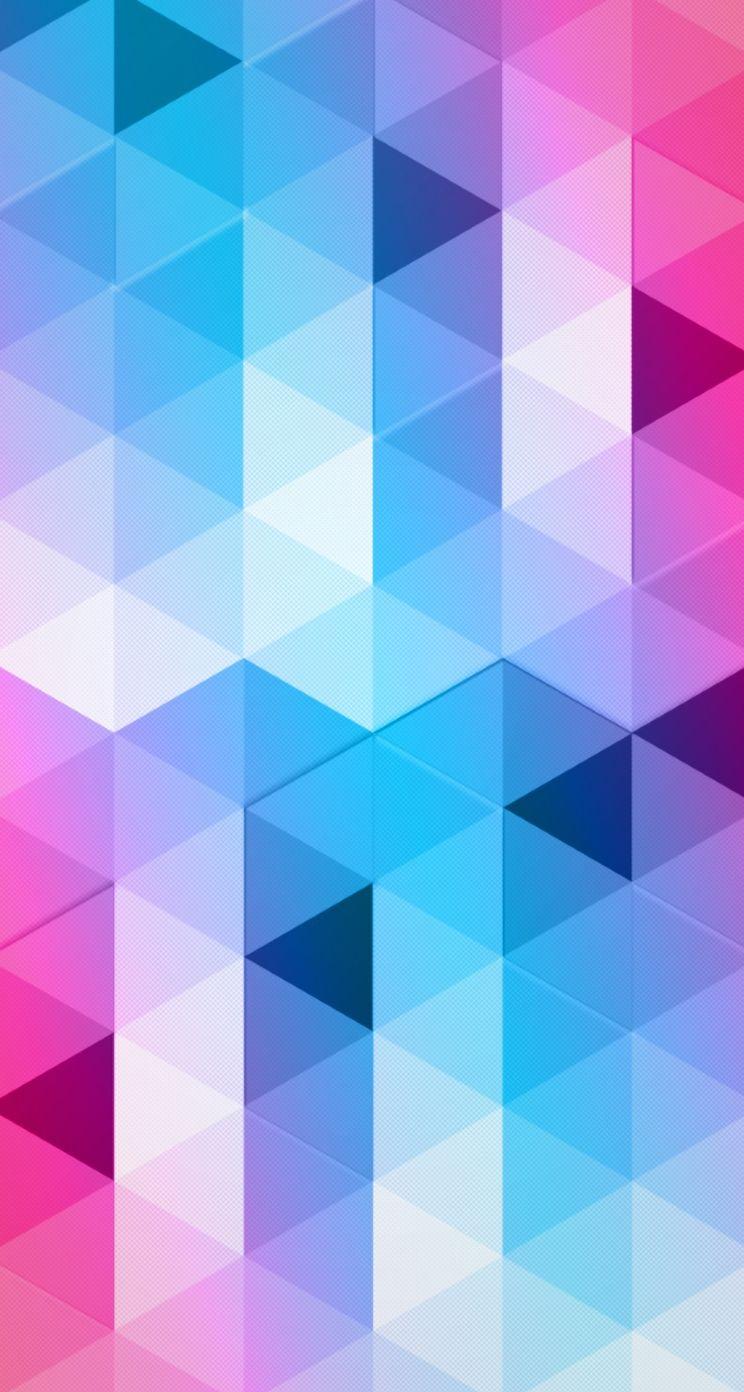 744x1392 Triangles Wallpaper