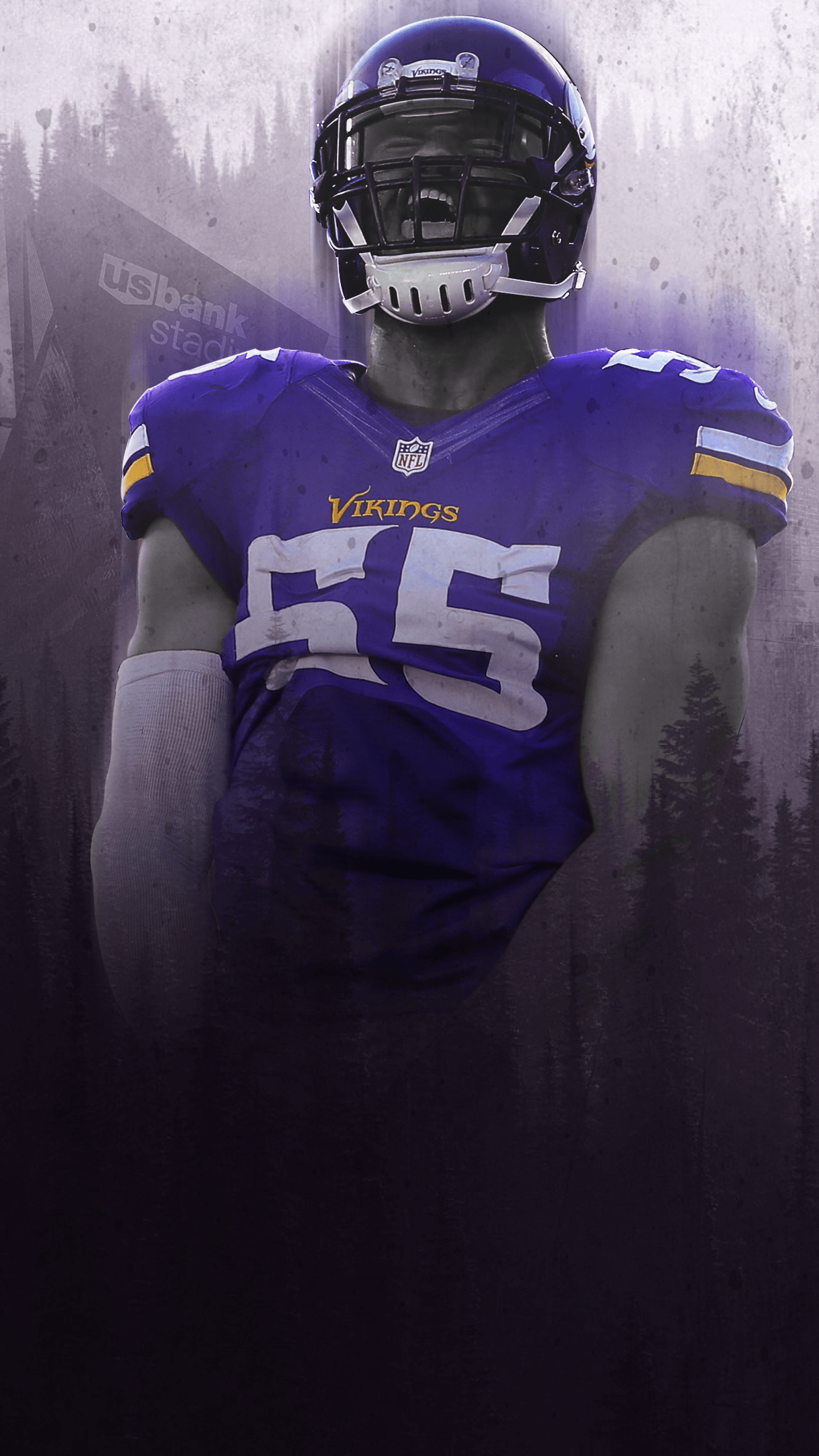 1242x2208 Anthony Barr Wallpaper