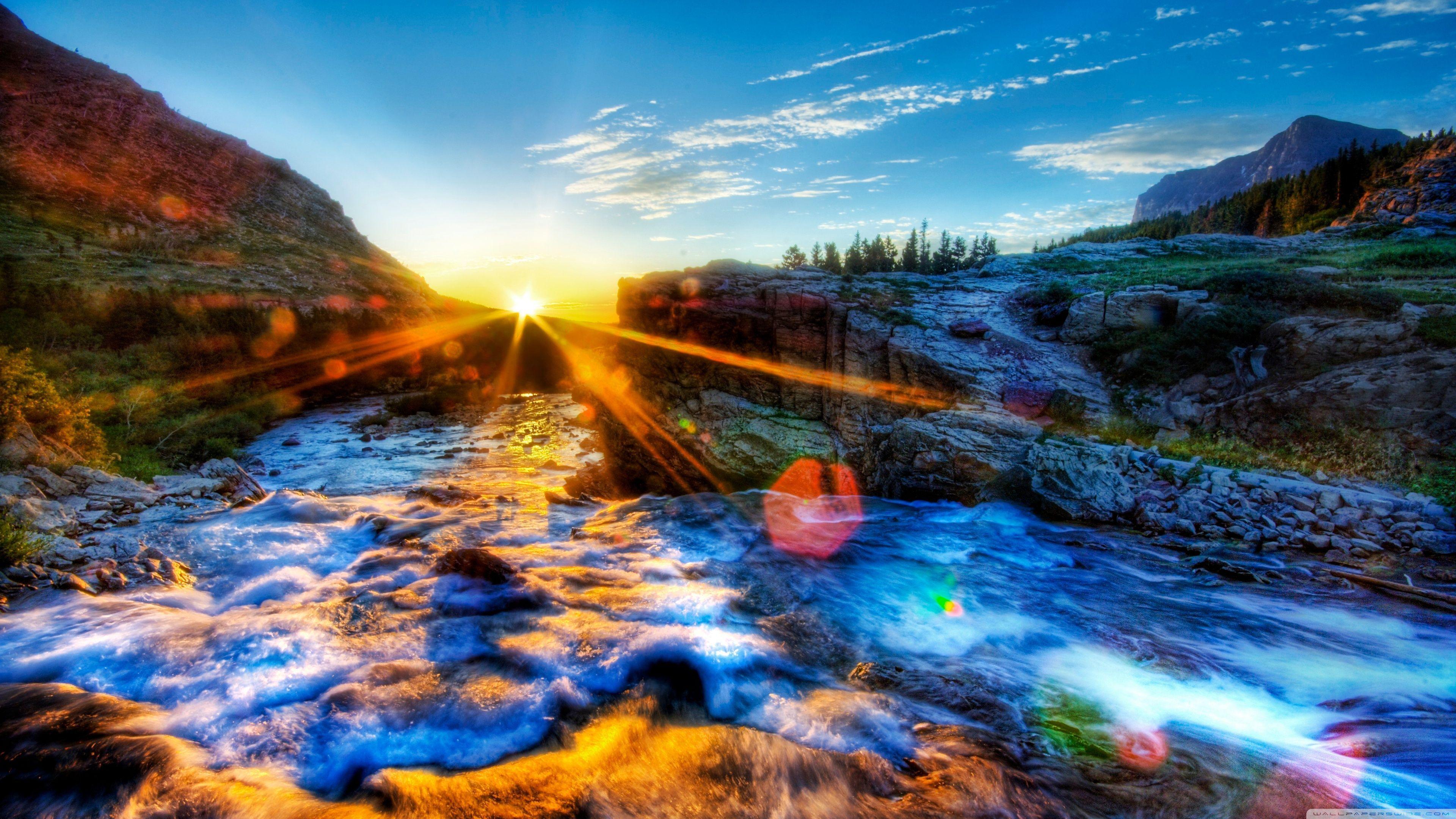 3840x2160 Sunrise Ultra HD Wallpaper