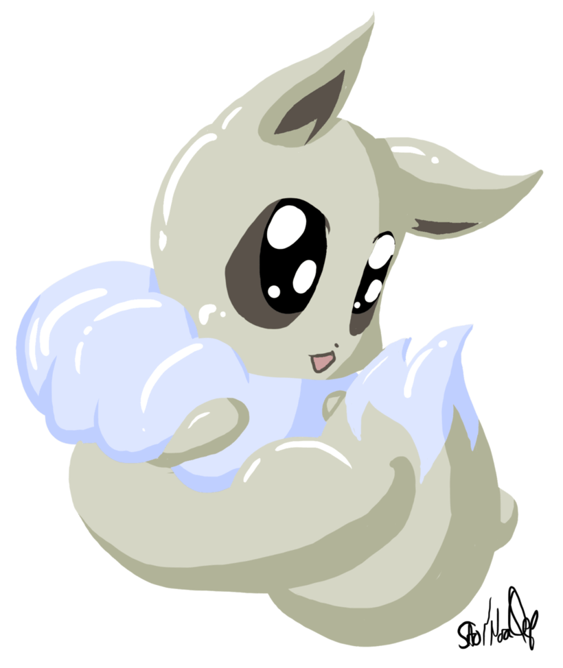 820x974 Chibi Shiny Eevee
