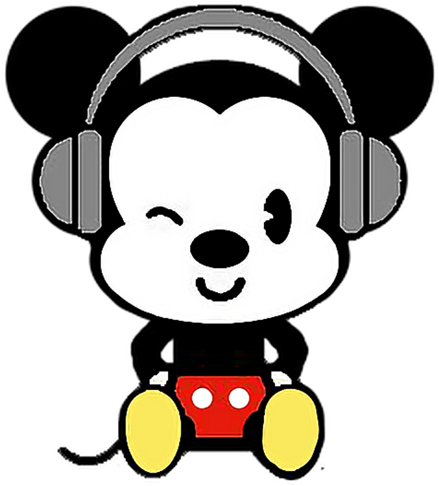 871x964 Mickeymouse Mickey Baby Fofo Png Mickey Mouse Headphones HD Wallpaper