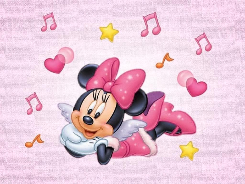 1024x768 Baby Minnie Wallpaper