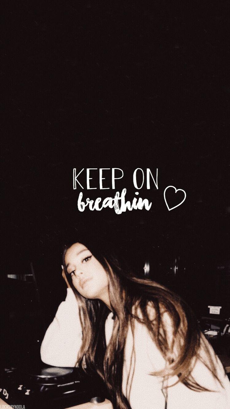 750x1333 Ariana Grande Quotes Wallpaper
