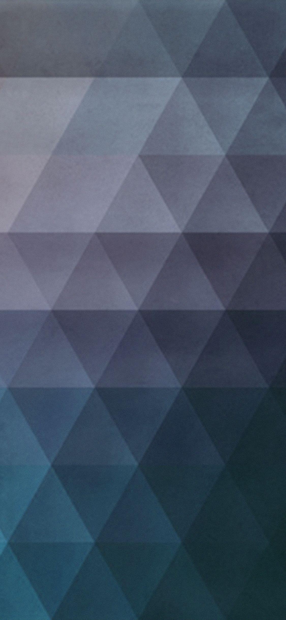 1125x2436 iPhone wallpaper. triangle afreeca blue pattern