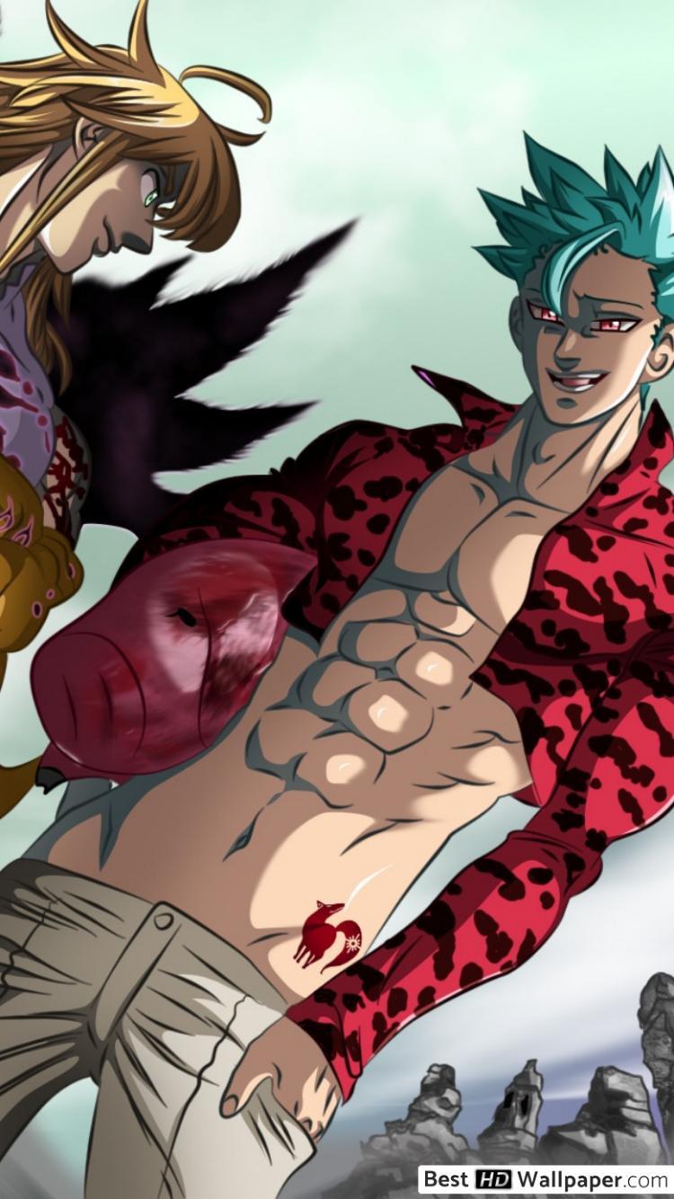 750x1334 The Seven Deadly Sins Vs Demon King Meliodas HD wallpaper download