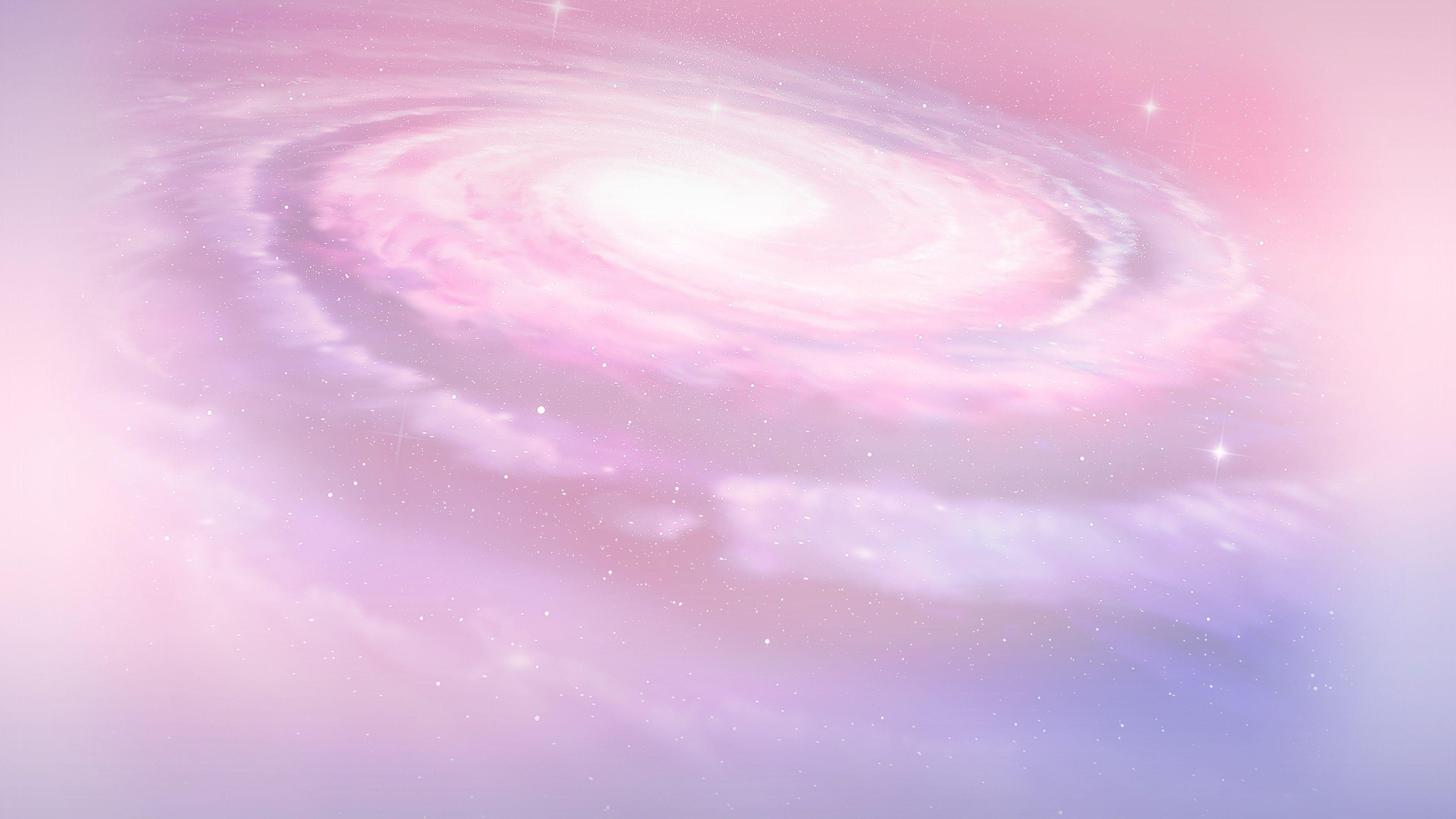 3840x2160 Pink and Purple Galaxy Wallpaper