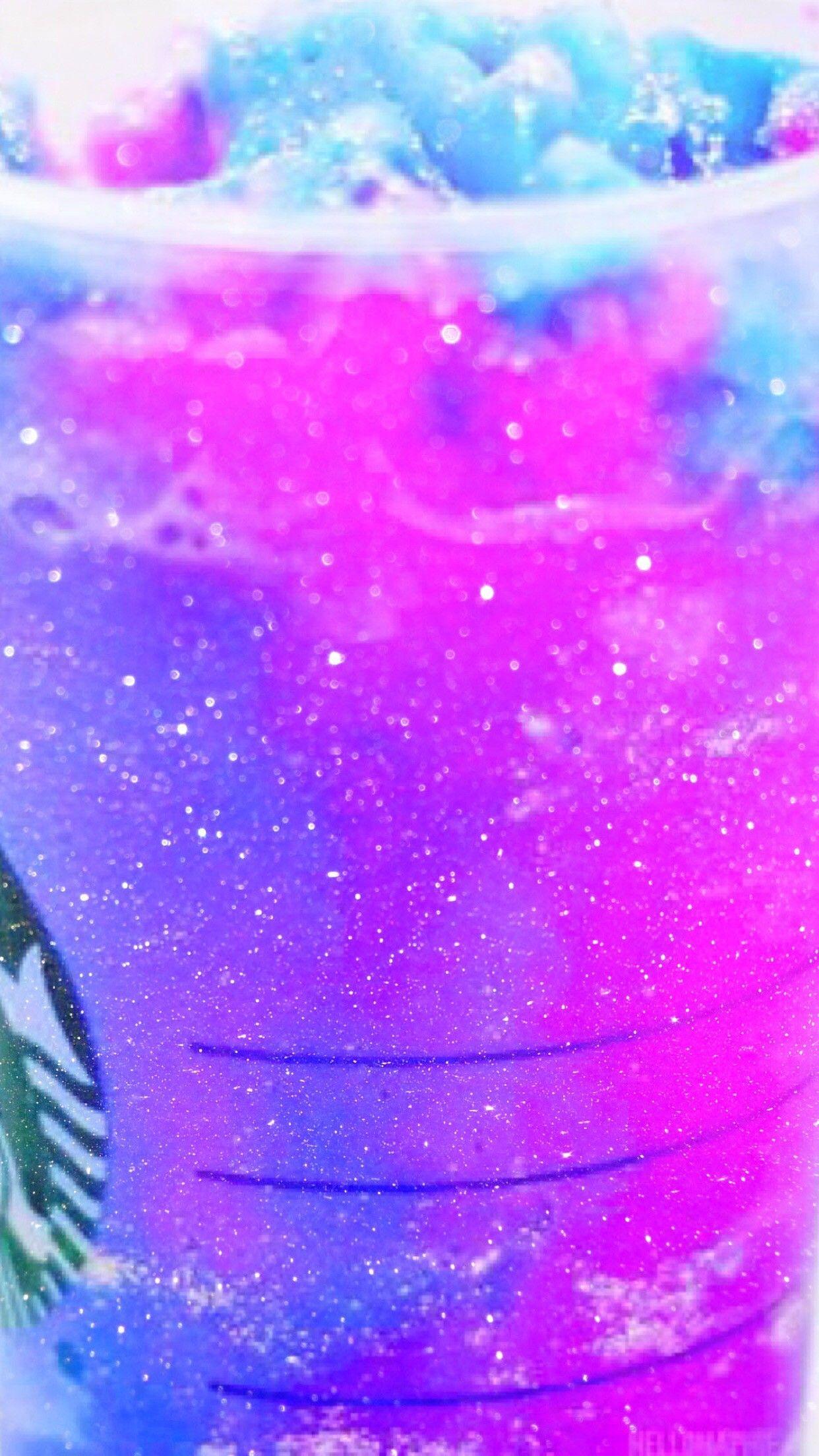 1242x2208 Starbucks, Galaxy, Wallpaper, Hd, iPhone, Pink, Purple Drink Starbucks