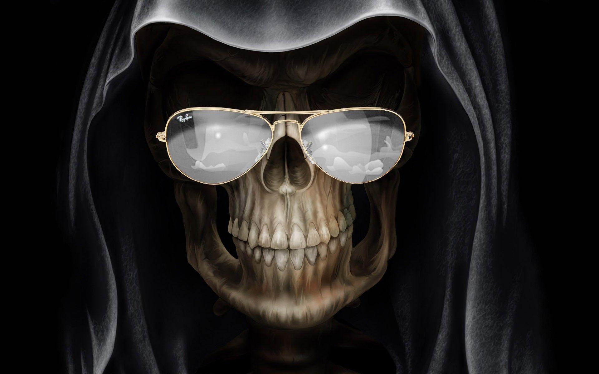1920x1200 Funny Grim Reaper Wallpaper, wallpaper, Funny Grim Reaper Wallpaper HD wallpaper, background desktop. Gafas de sol ray ban, Gafas de sol, Calaveras