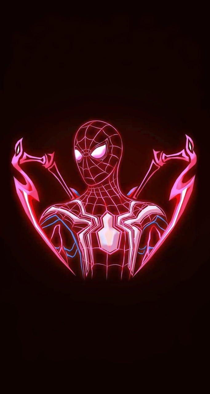 683x1280 Marvel, Avengers, And Neon Image War Spider Man HD Wallpaper