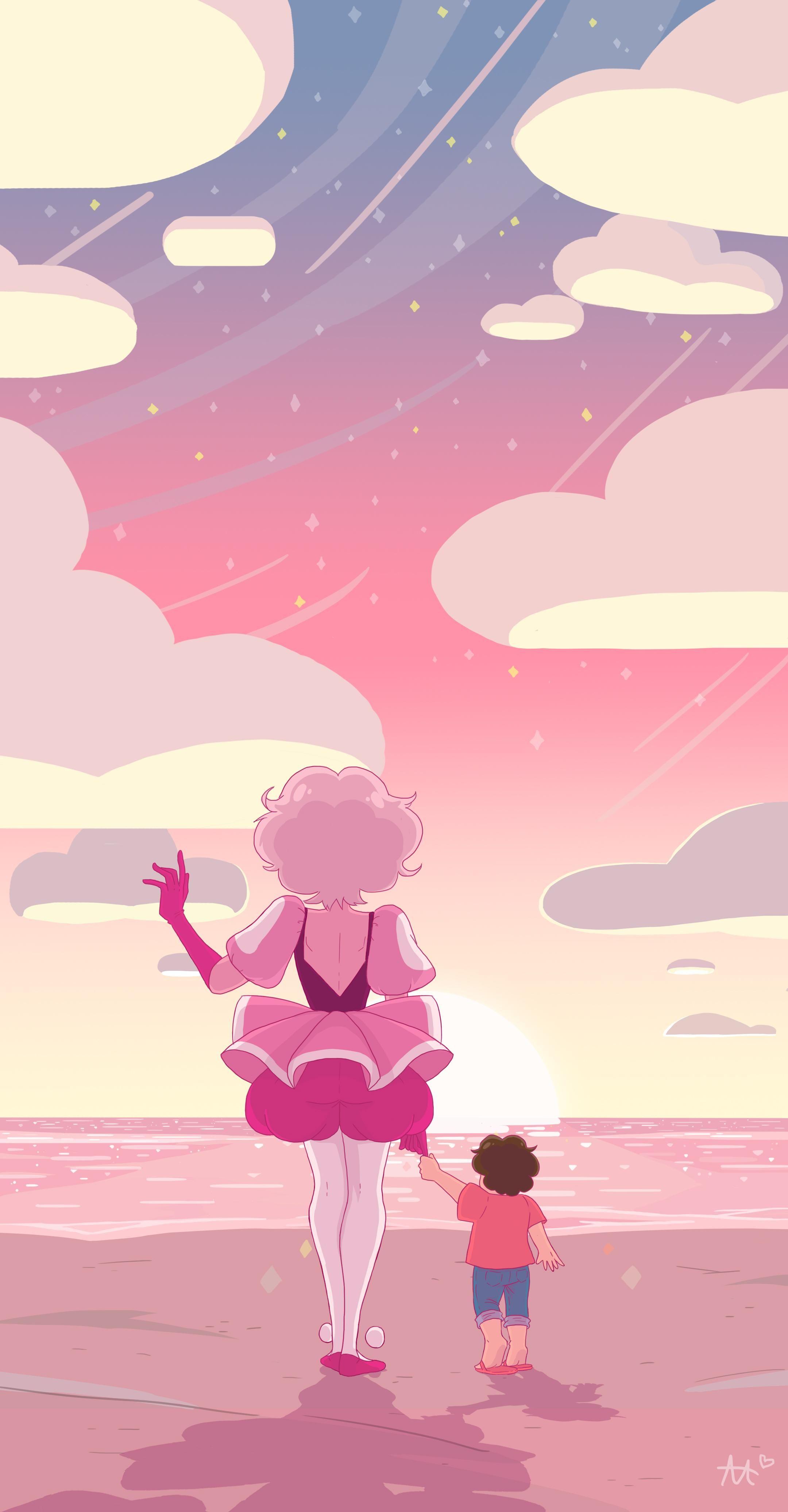 2160x4144 Cartoons. Steven universe wallpaper, Pink diamond steven universe, Steven universe comic