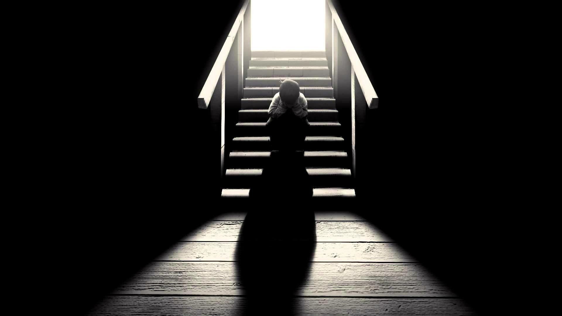 1920x1080 Alone Sadness Sad Anime Boy