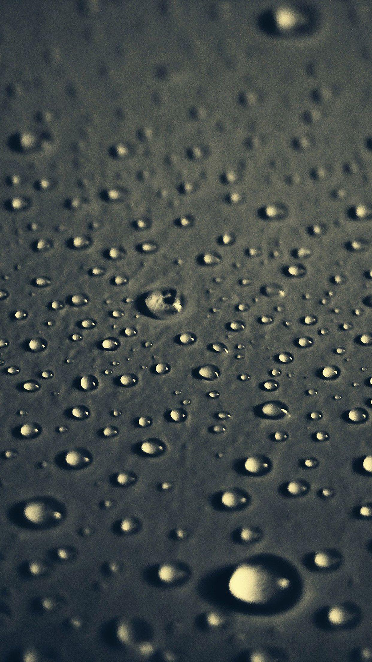 1242x2208 Waterdrop Dark Blue Rain Pattern Wallpaper