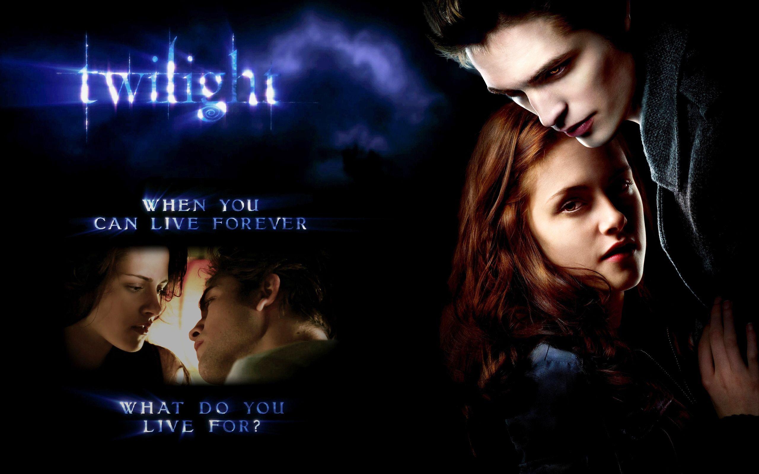 2560x1600 Bella and Edward vs. Werewolf Wallpaper