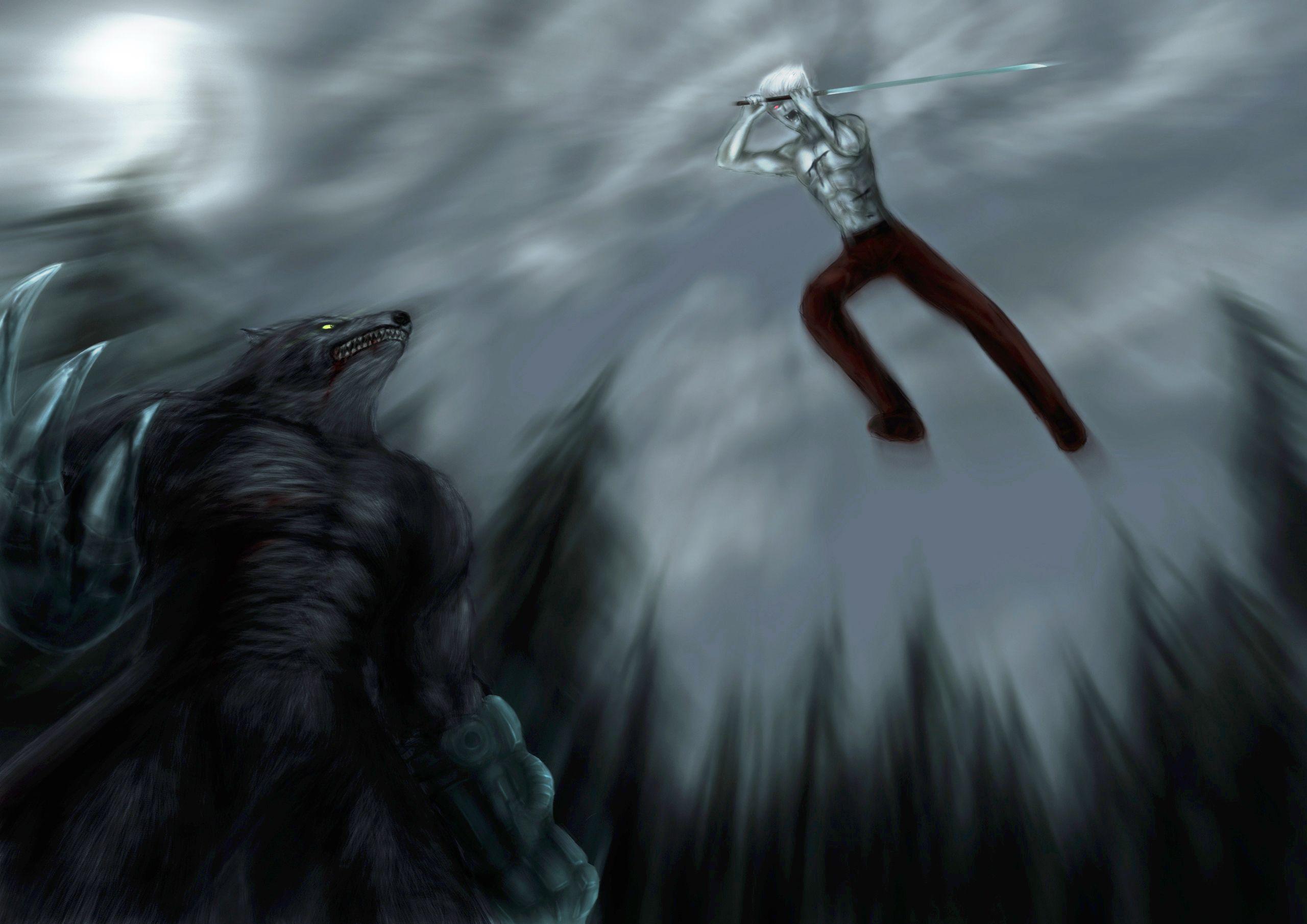 2560x1810 Werewolf Anime Wallpaper