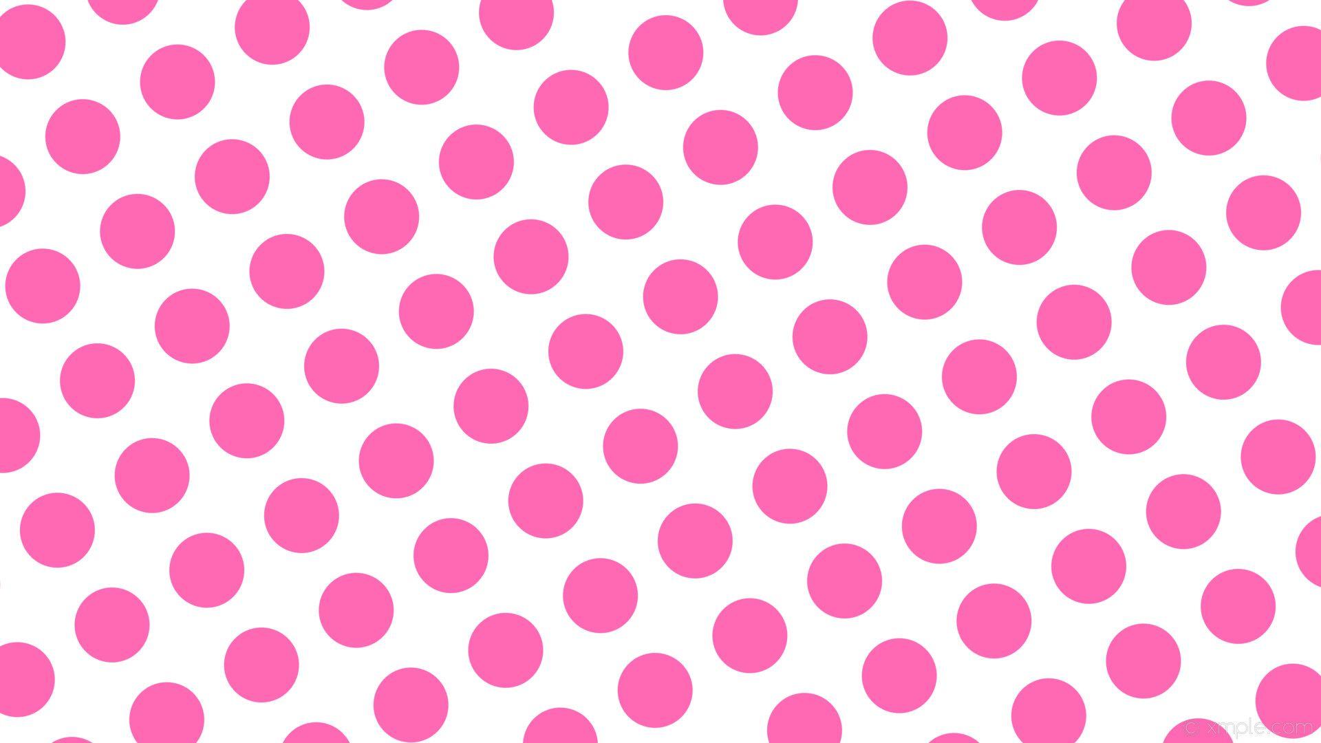 1920x1080 White Polka Dot