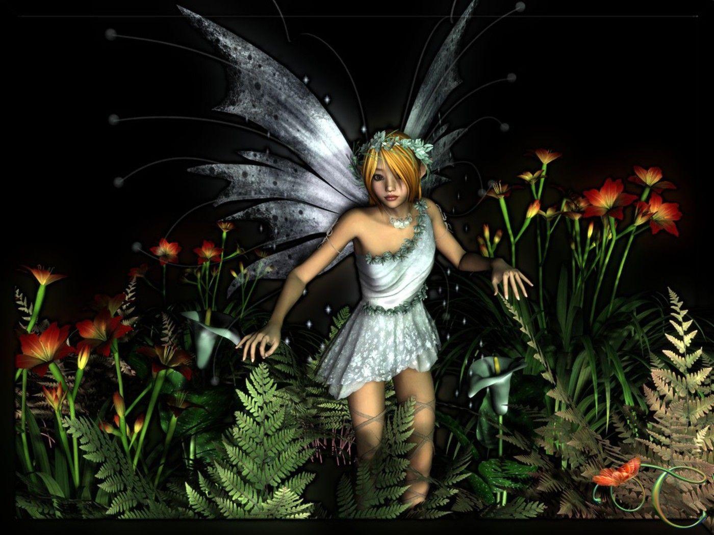 1400x1050 Fairy Garden Wallpaper