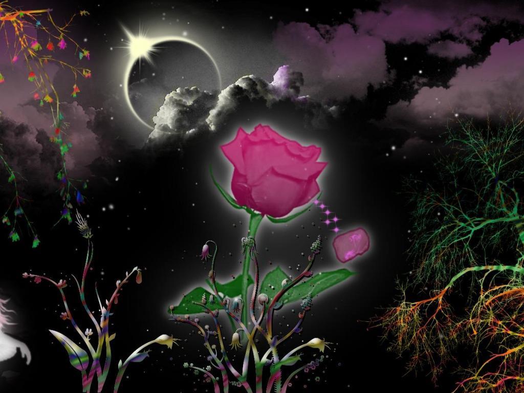 1024x768 Fairy Garden Wallpaper