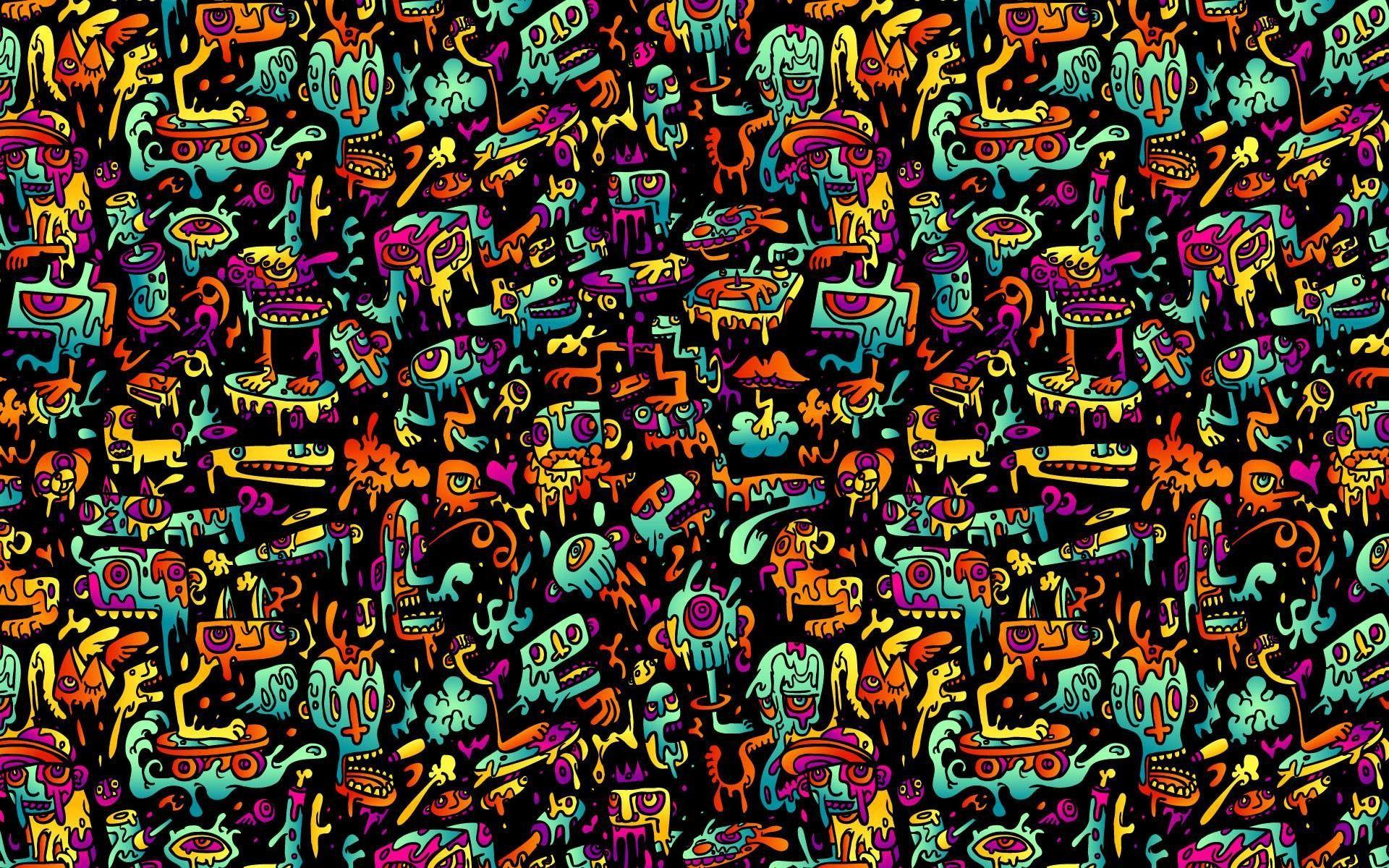 1920x1200 Aesthetic Doodle Wallpaper .