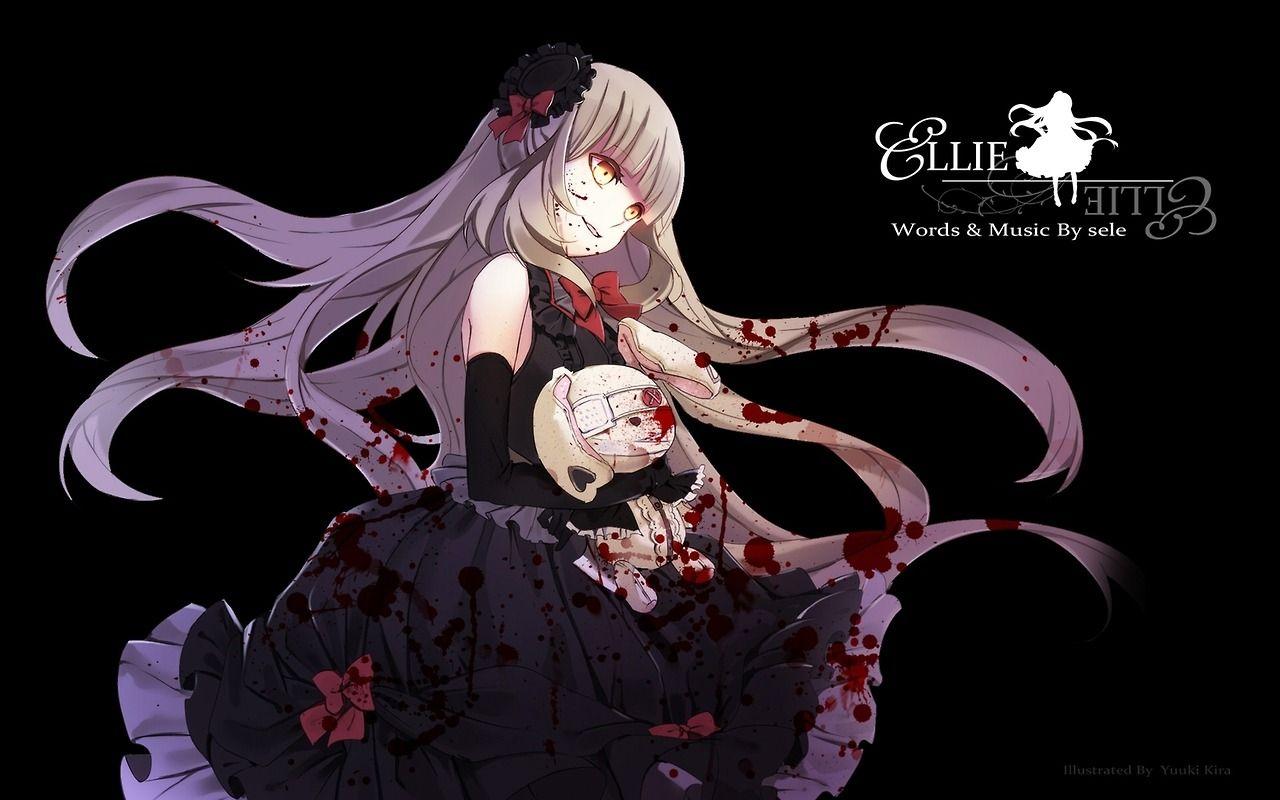 1280x800 Anime Wallpaper Yandere Girl