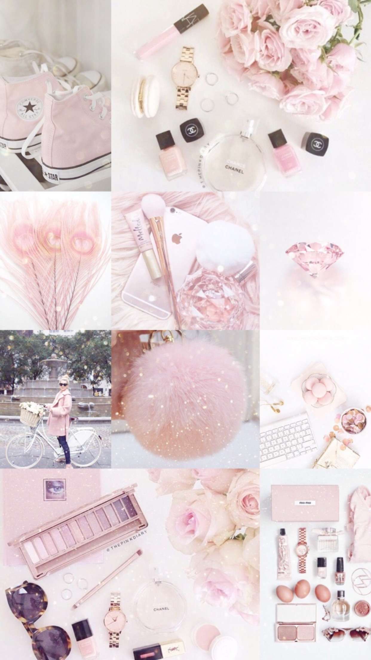 1242x2208 Girly Pink Wallpaper Chanel