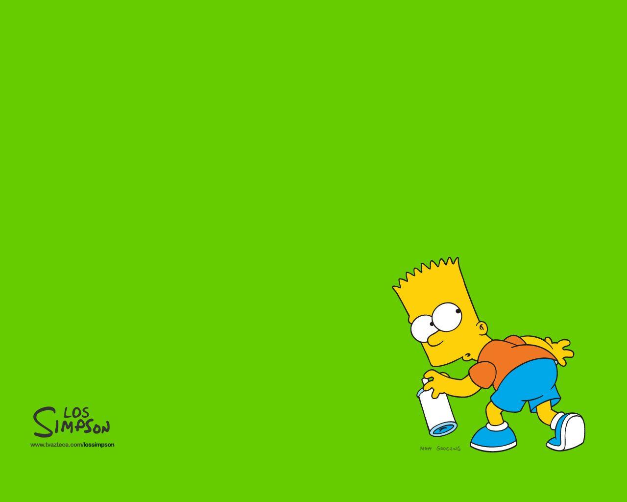 1280x1024 Bart simpson background