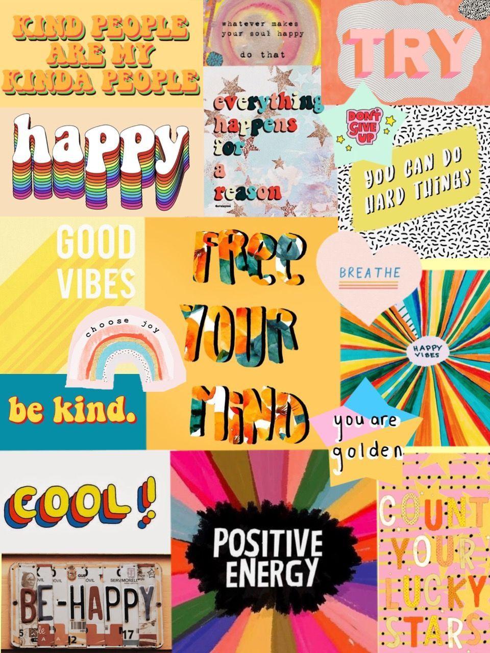 960x1280 inspo #happy #collage #positivity. Happy wallpaper, Aesthetic iphone wallpaper, Aesthetic wallpaper
