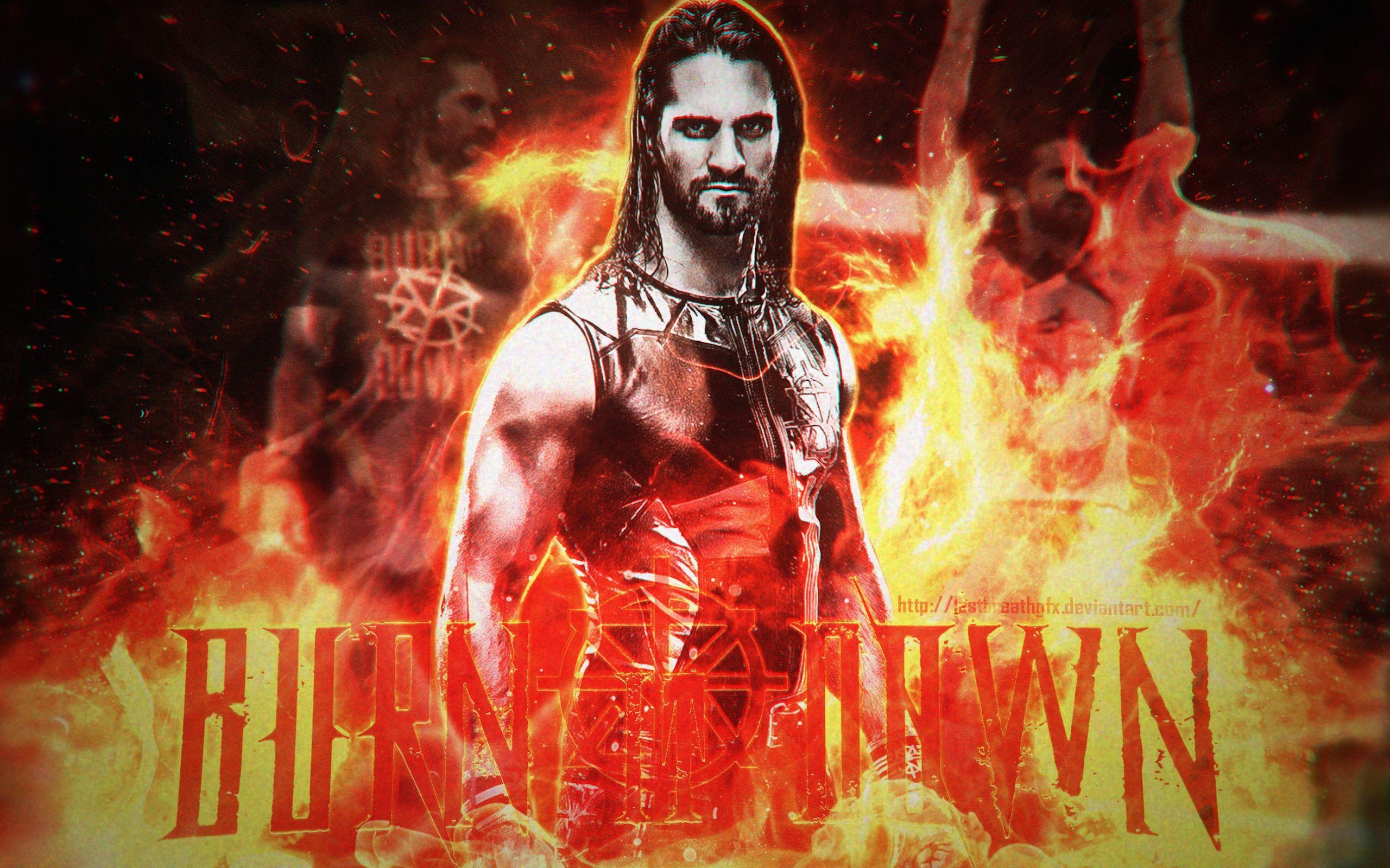 2560x1600 Seth Rollins New WWE Logo .