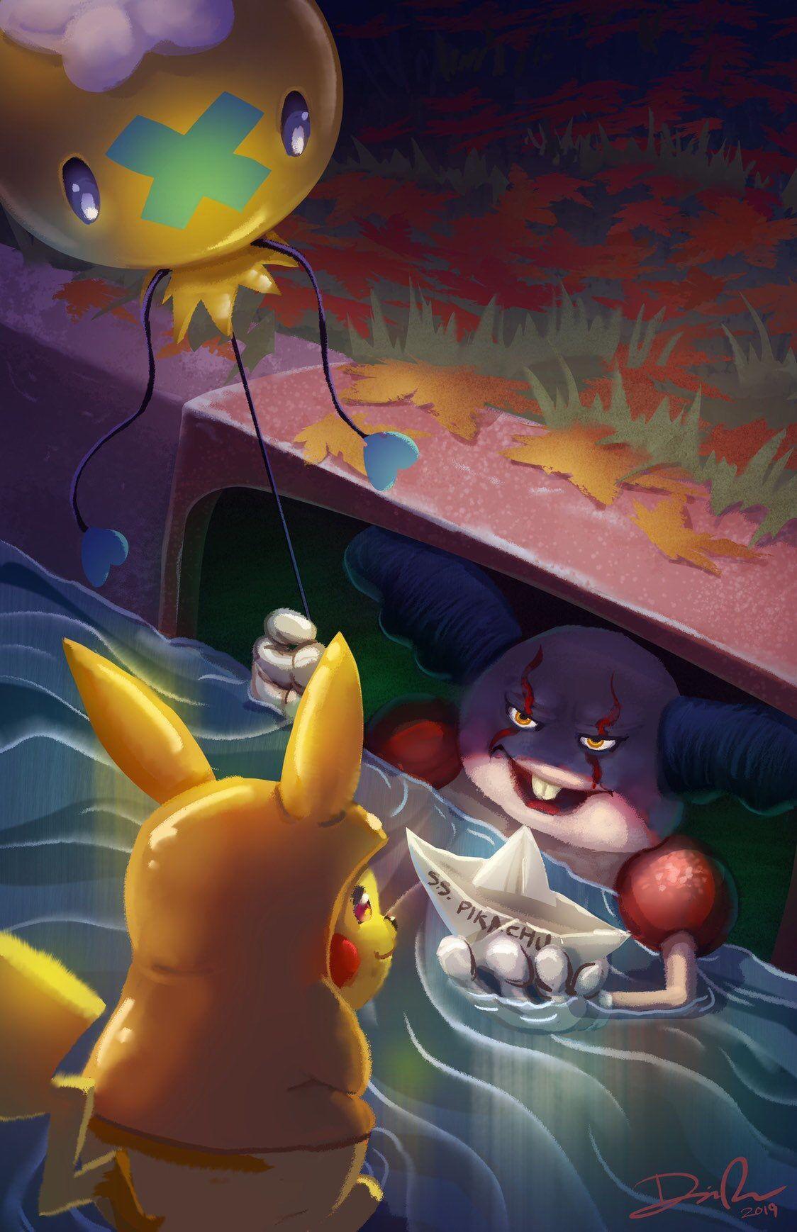 1124x1738 Creepy Pokémon Wallpaper