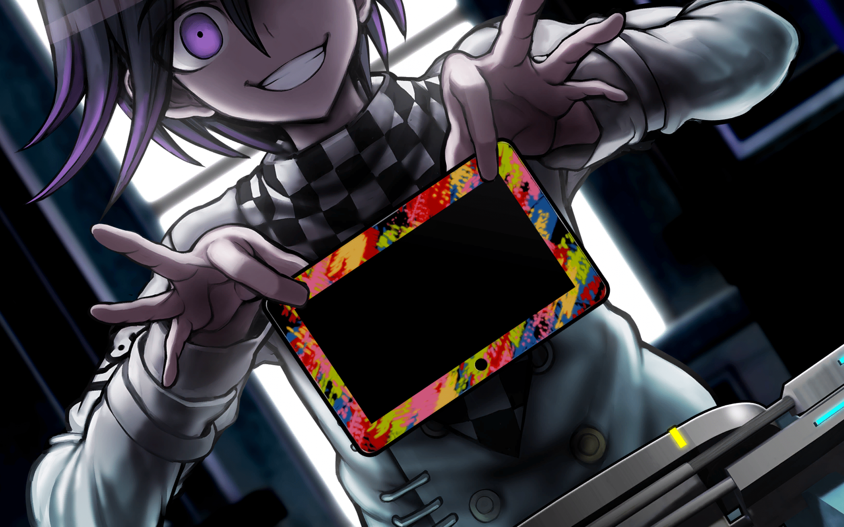 2880x1800 Download 2880x1800 Ouma Kokichi, Danganronpa V Creepy, Anime Games Wallpaper for MacBook Pro 15 inch