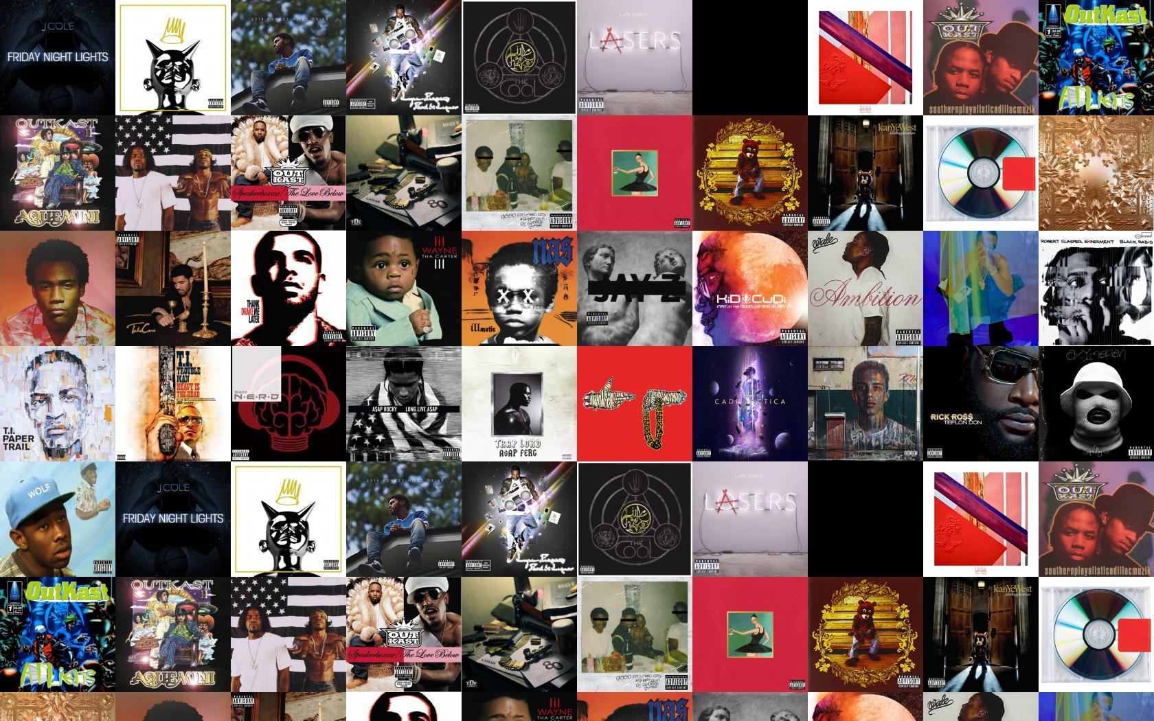 1680x1050 Rap Album Wallpaper