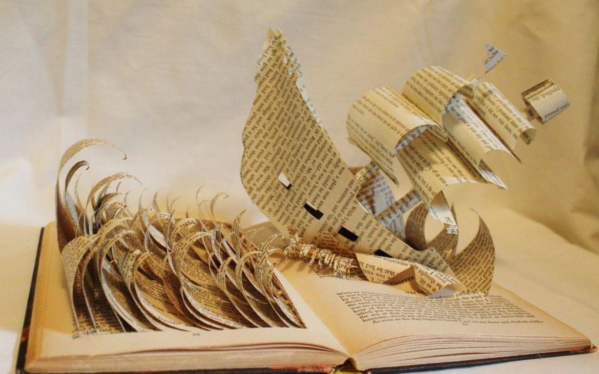 1920x1200 Art Books Wallpaper