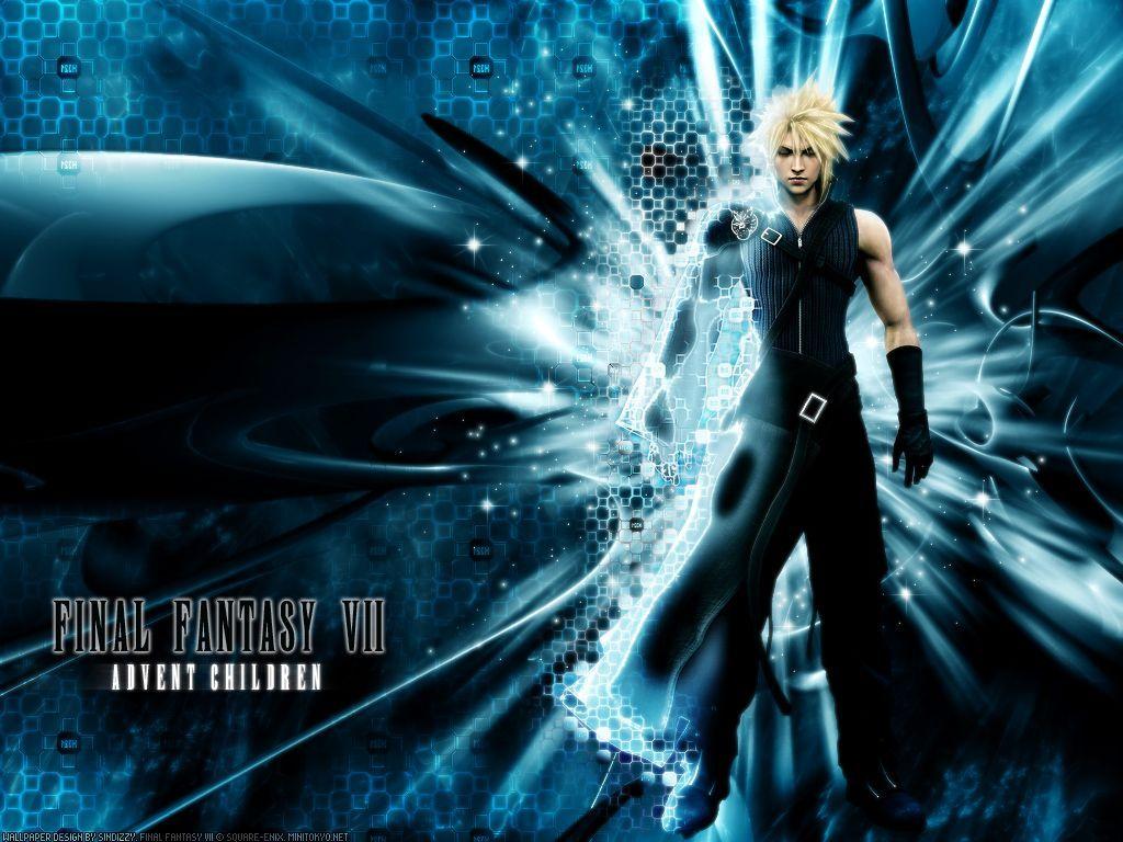 1024x768 Final Fantasy Cloud Strife Wallpaper