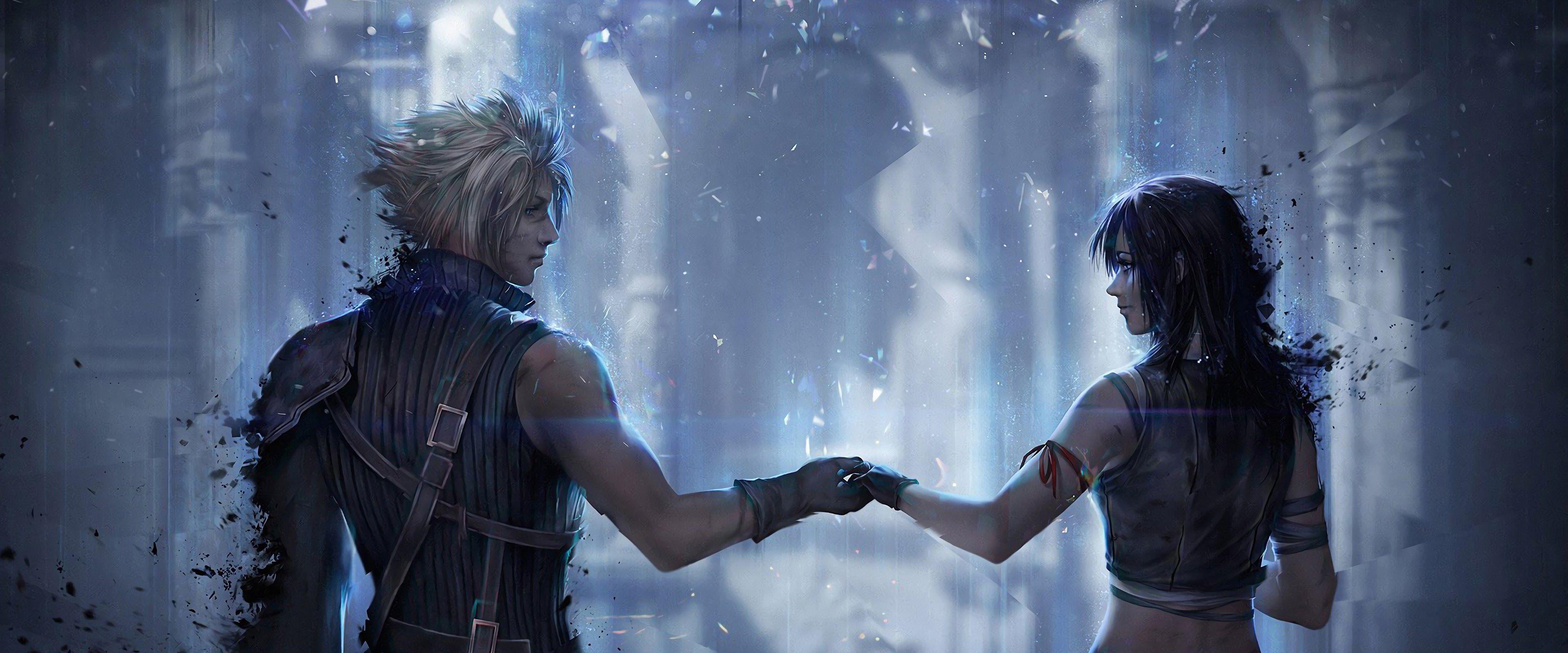 3840x1600 Final Fantasy Dual Monitor Wallpaper