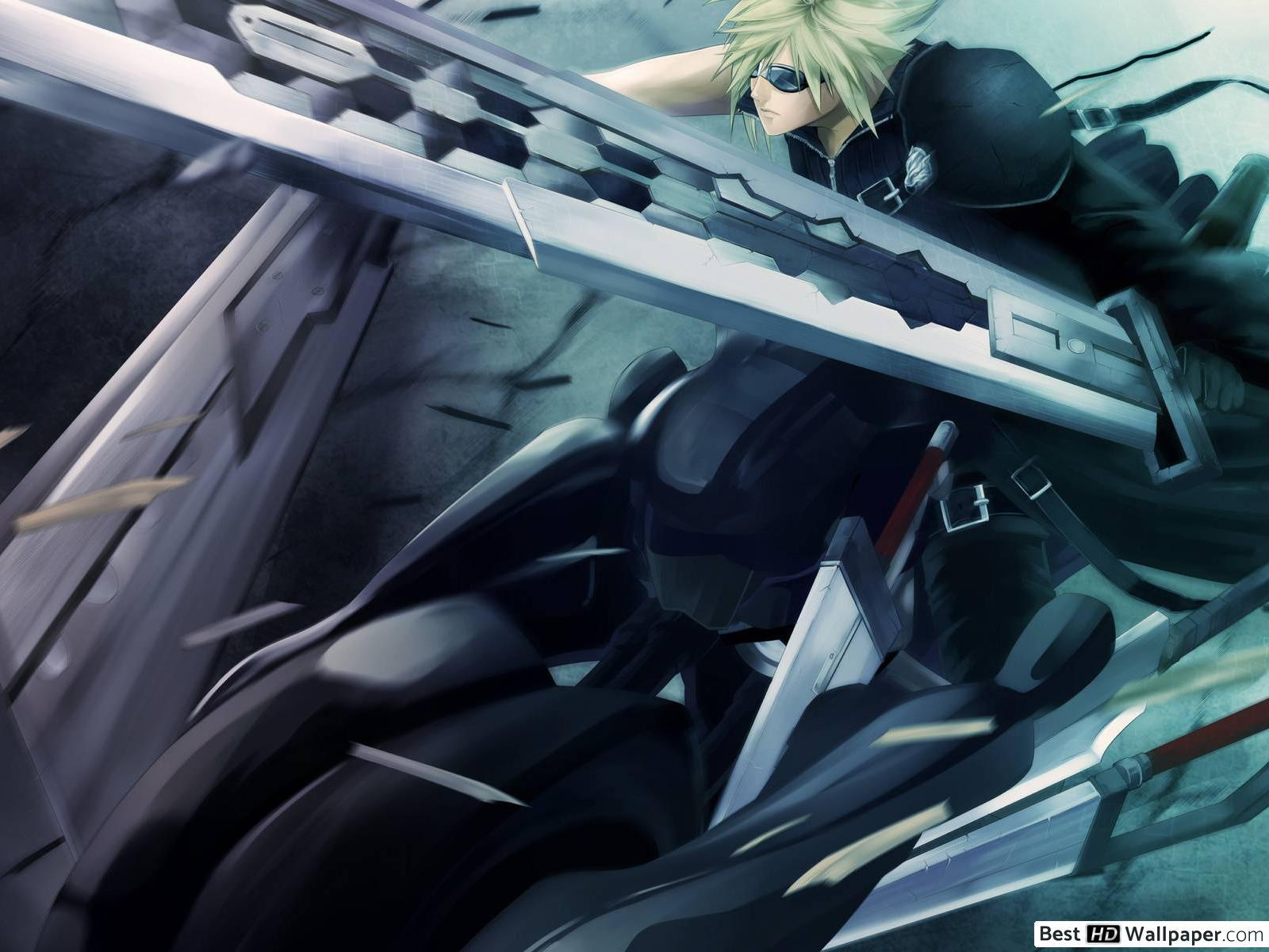 1600x1200 Final Fantasy VII Advent Children Strife (Fighting) HD wallpaper download