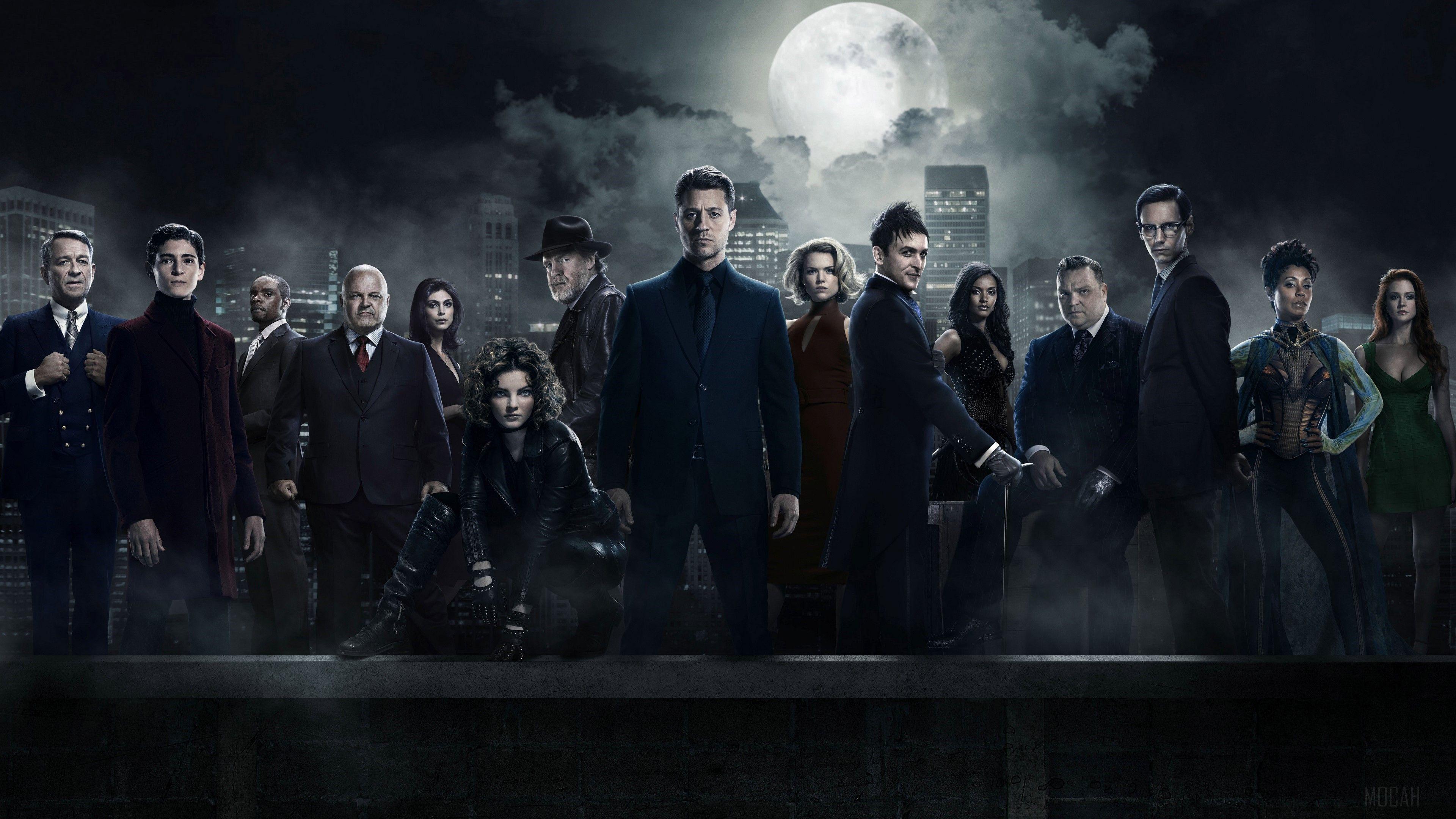 3840x2160 Alfred Pennyworth, Barbara Kean, Bruce Wayne, Edward Nygma, Fish Mooney, Gotham, Ivy Pepper, James Gordon, Leslie Thompkins, Lucius Fox, Nathaniel Barnes, Oswald Cobblepot, Selina Kyle, Tabitha Galavan 4k wallpaper