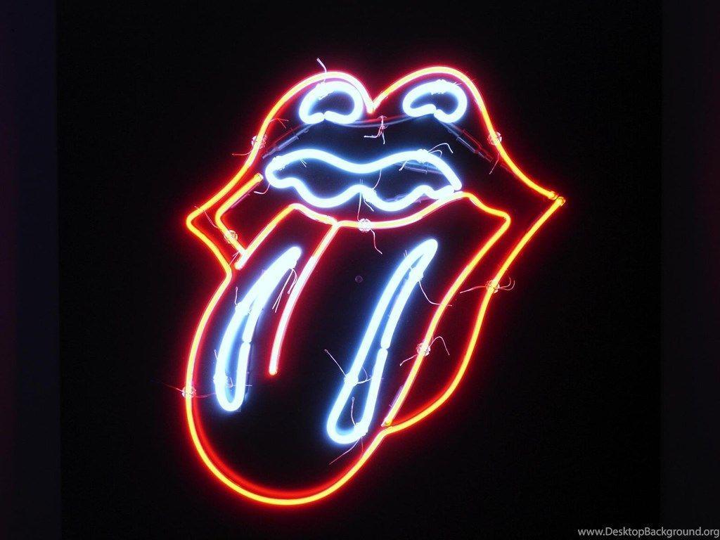 1024x768 Rolling Stones Tongue Wallpaper