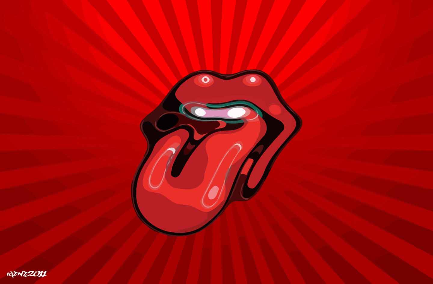 1440x945 Rolling Stones Wallpaper Tongue