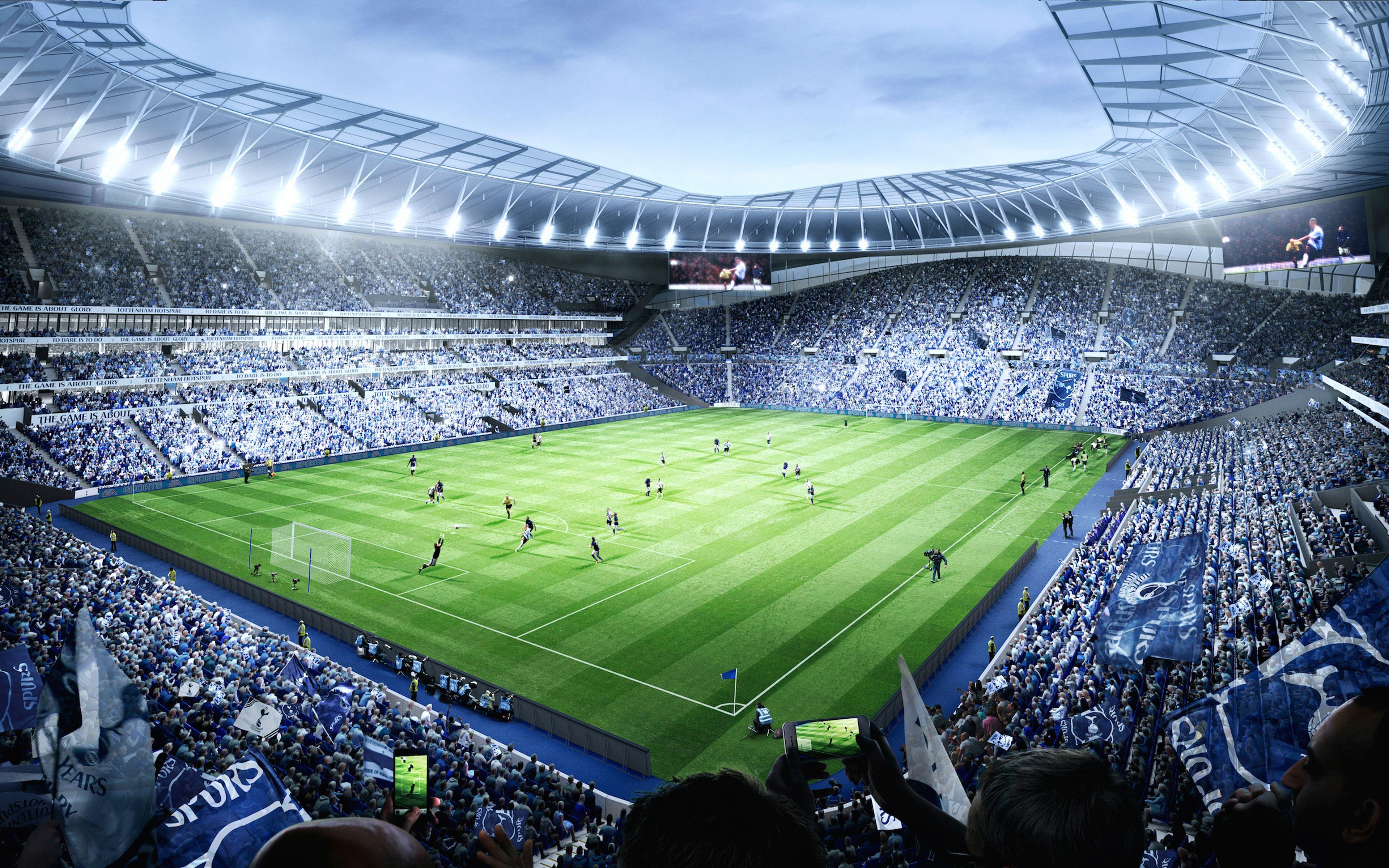 3840x2400 Tottenham Hotspur Stadium HD Wallpaper .