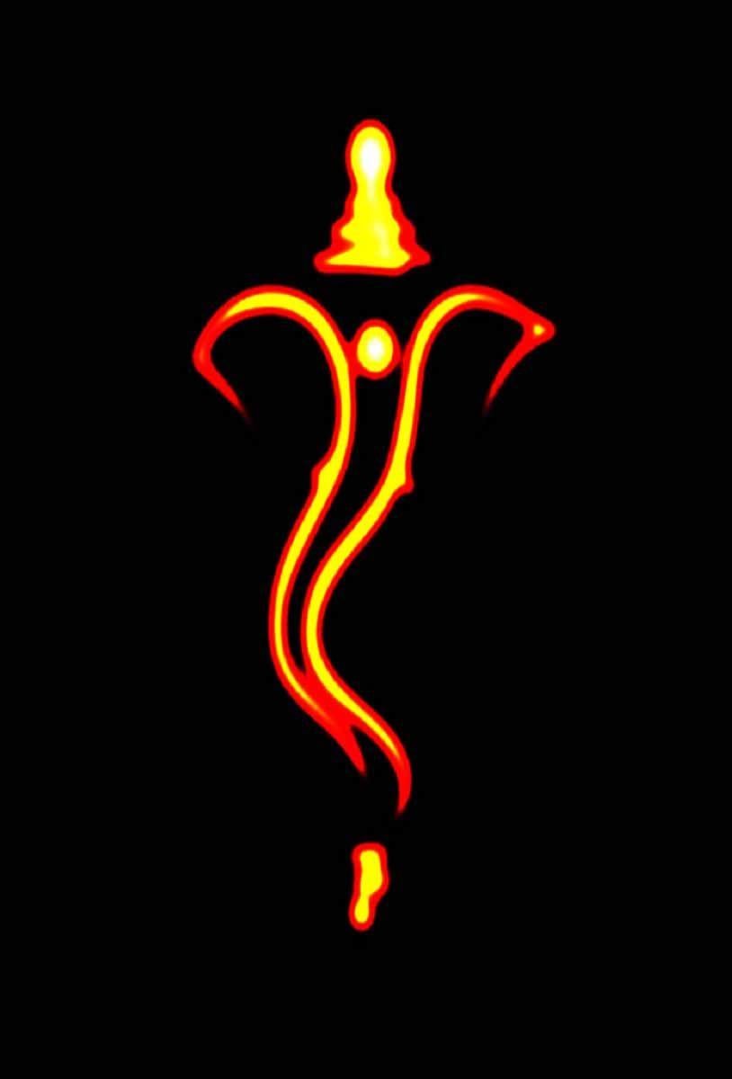 814x1200 Happy Chaturthi Ganesha Wallpaper Mobile Wallpaper Phone